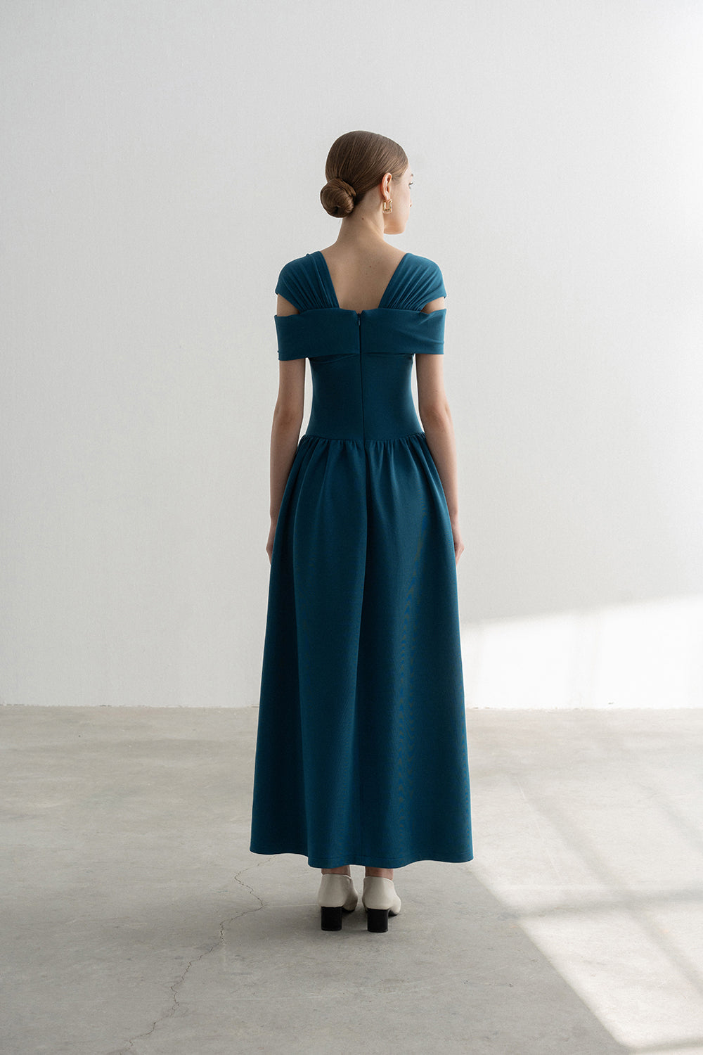 Lucinda A-line Midi Dress XXS - US 0 / Crystal Teal Lucinda A-line Midi Dress XXS - US 0 / Crystal Teal