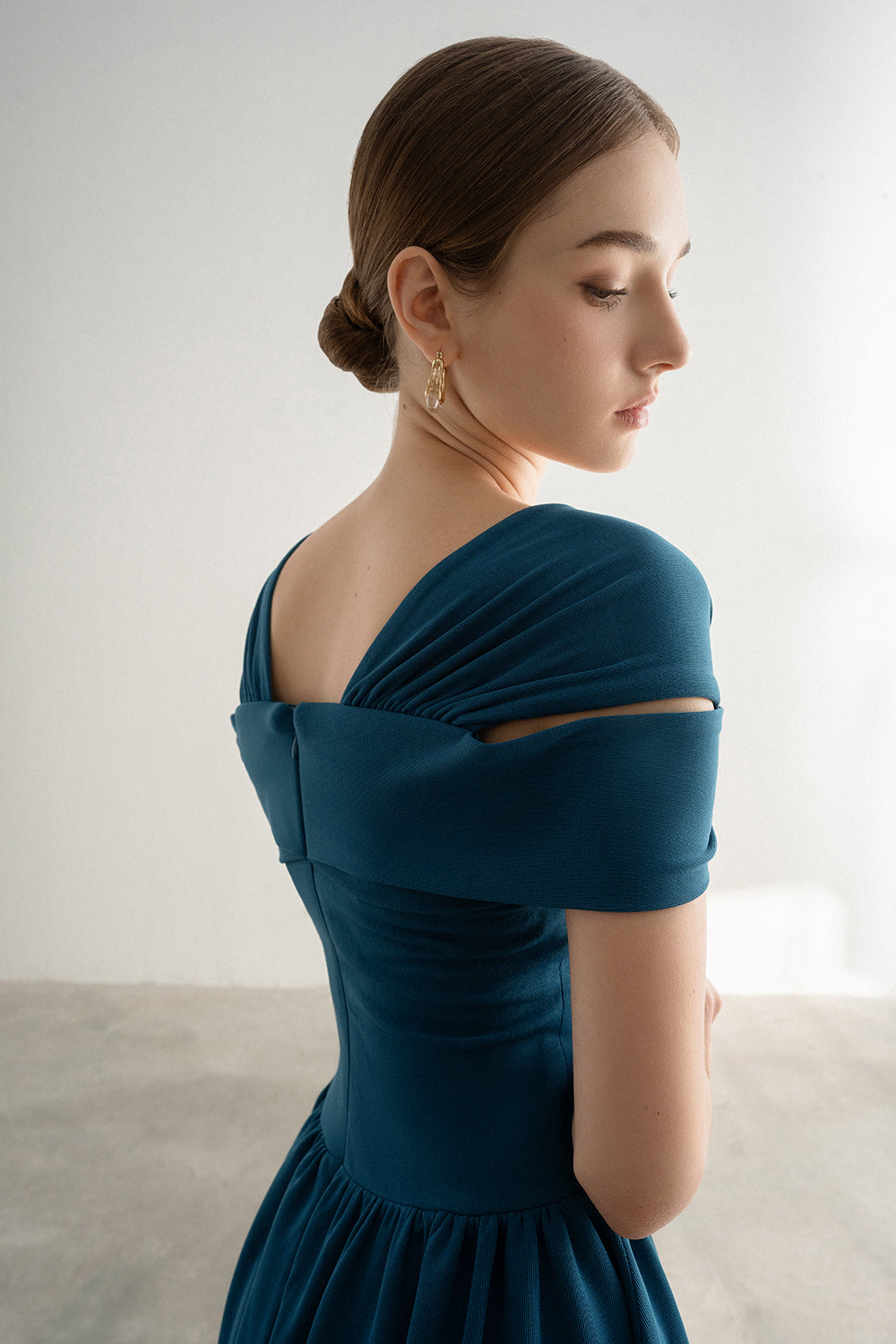 Lucinda A-line Midi Dress XXS - US 0 / Crystal Teal Lucinda A-line Midi Dress XXS - US 0 / Crystal Teal