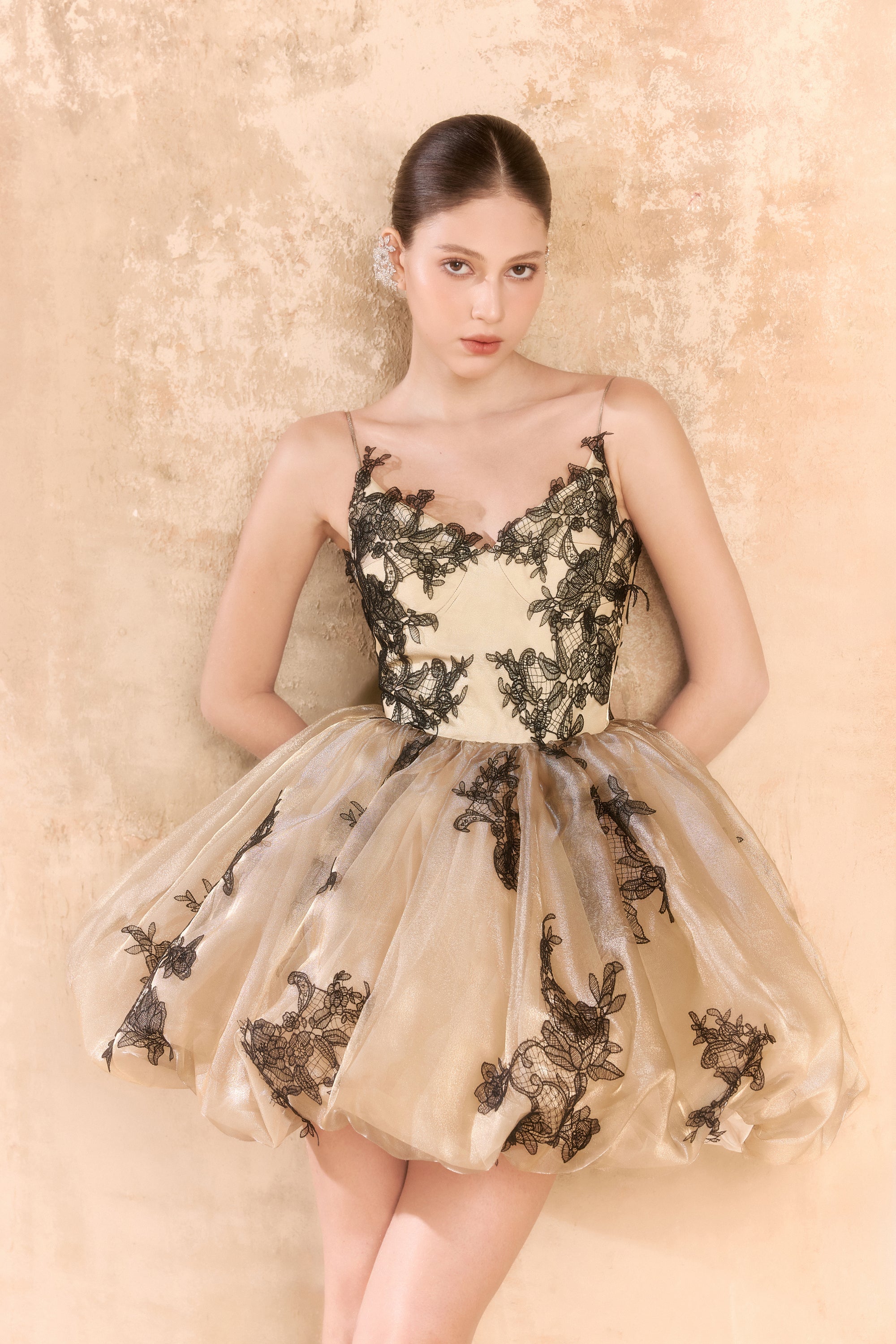 aline gold dress Web Collection: Birthday Dresses