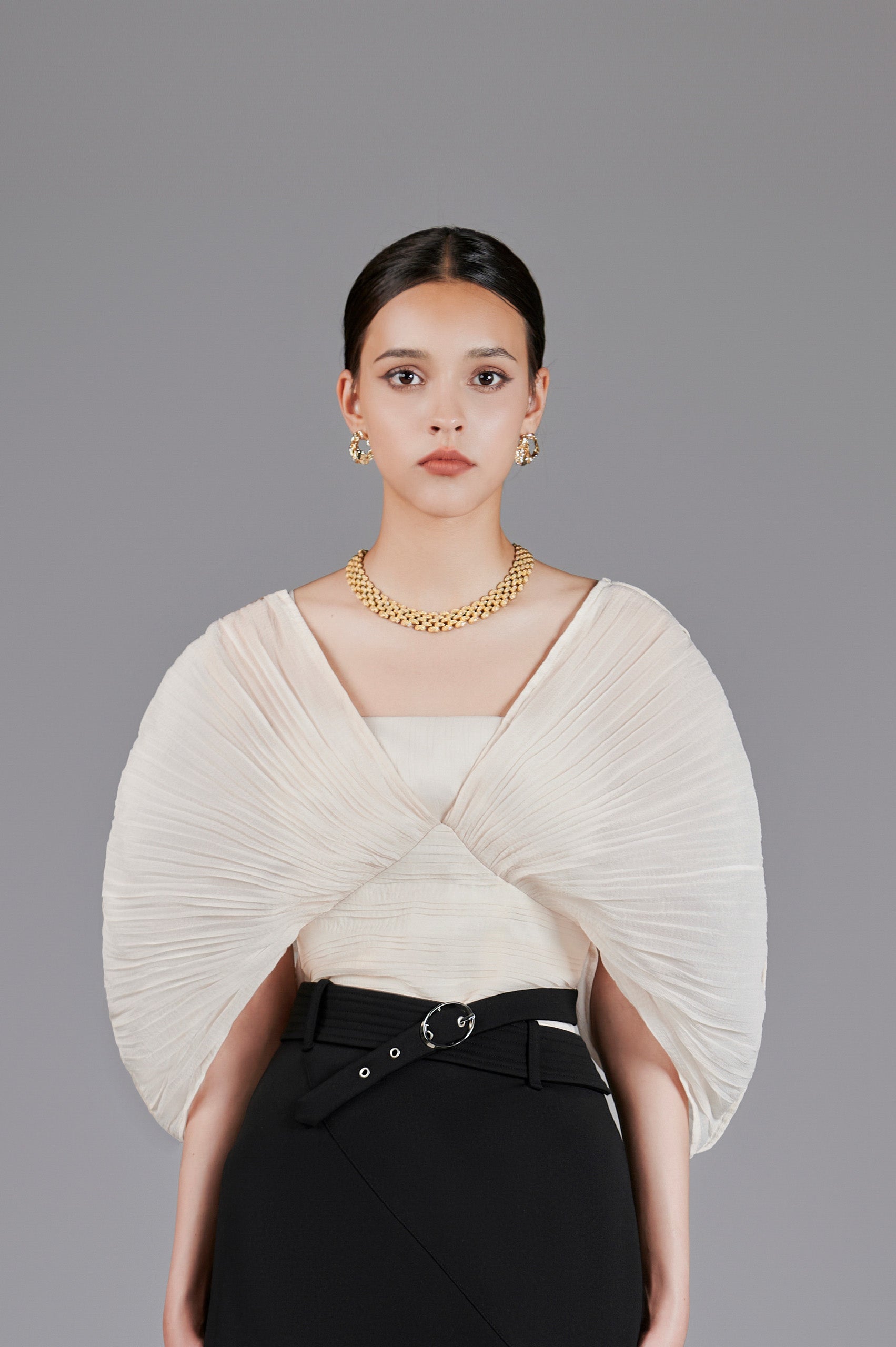 Alda Pleated Shirt