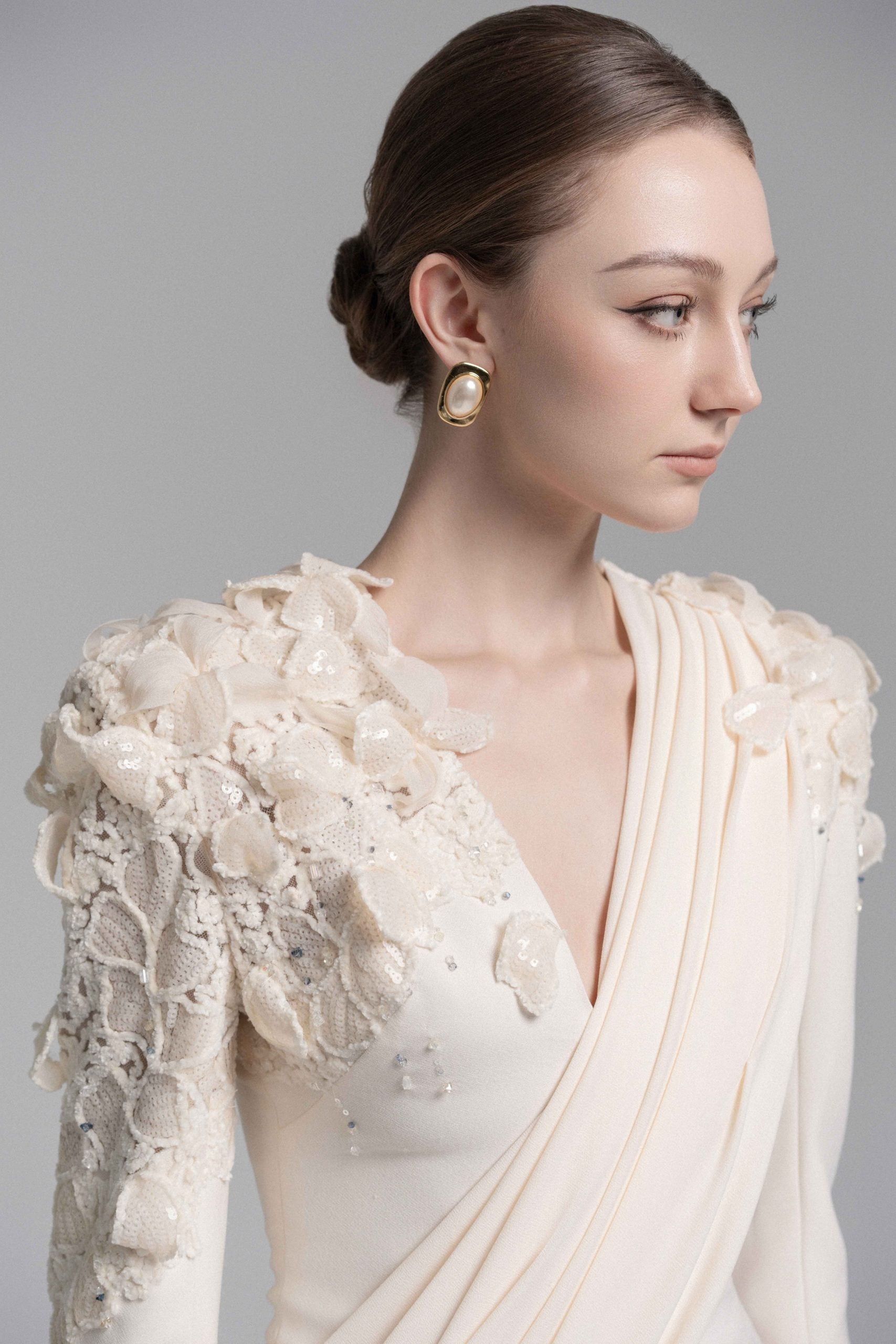 Alluring Lace- Appliqué Mermaid Gown VL10018