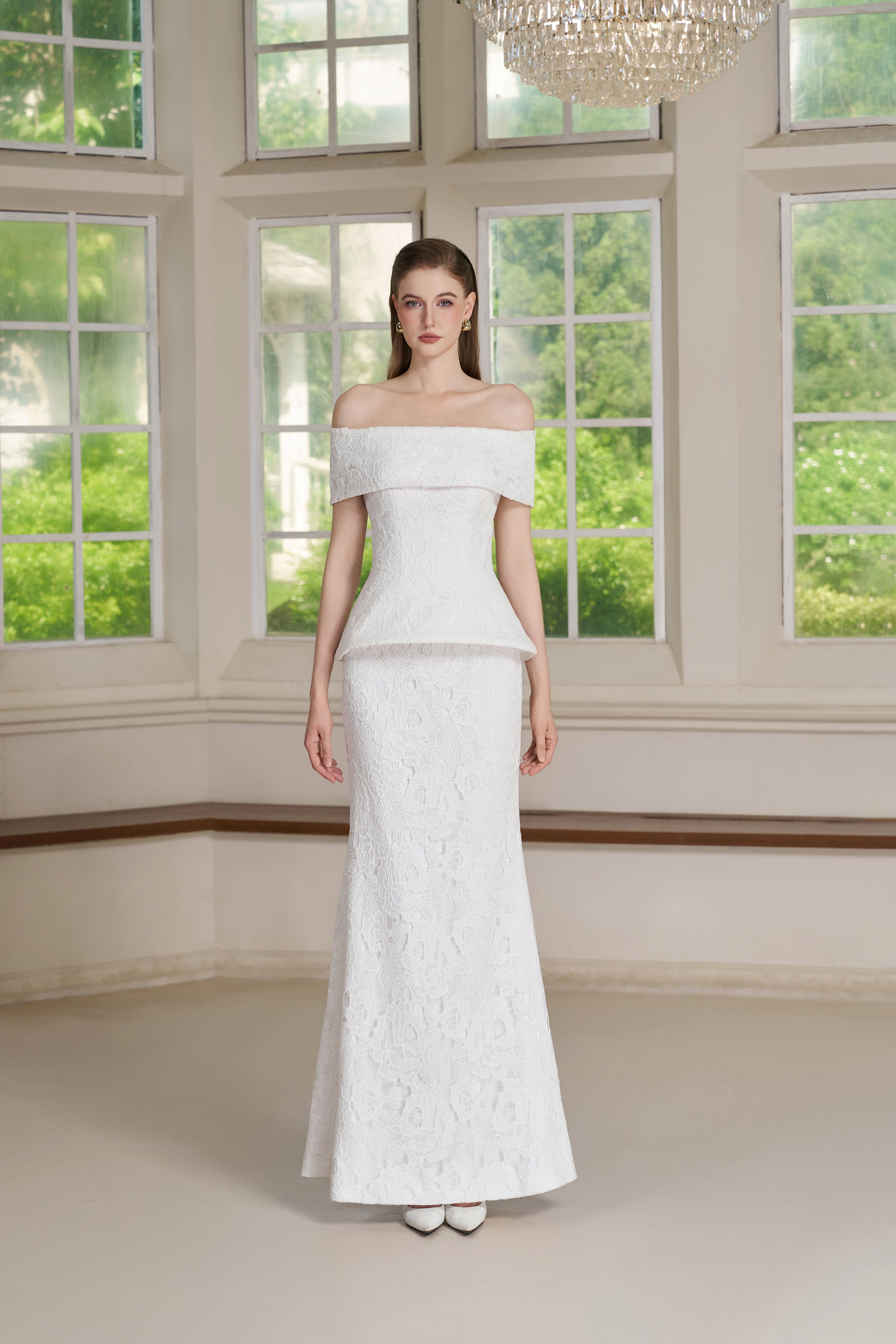 Ami Dress – Off White Maxi Dress
