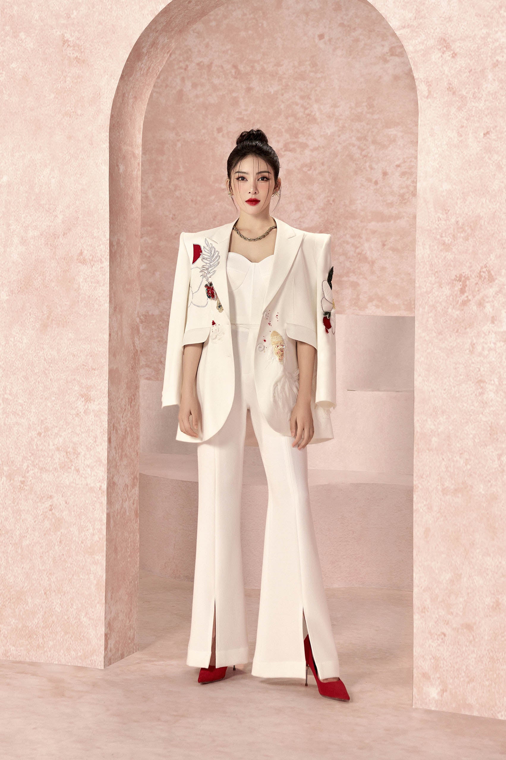 Aromatic Floral 3D Blazer