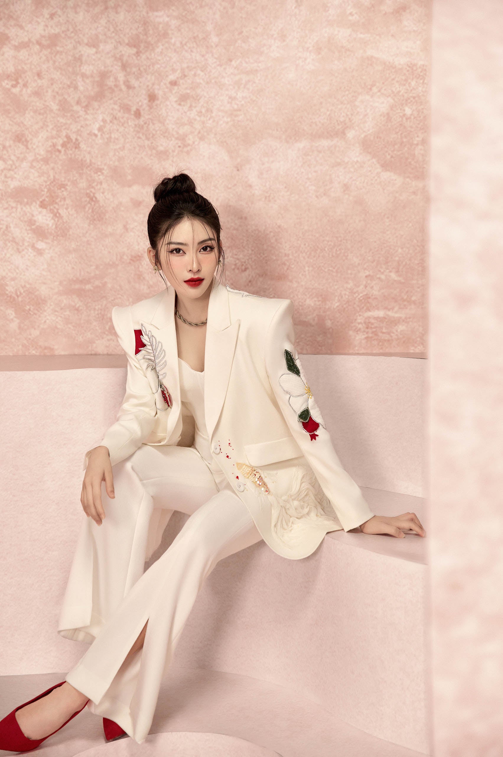 Aromatic Floral 3D Blazer