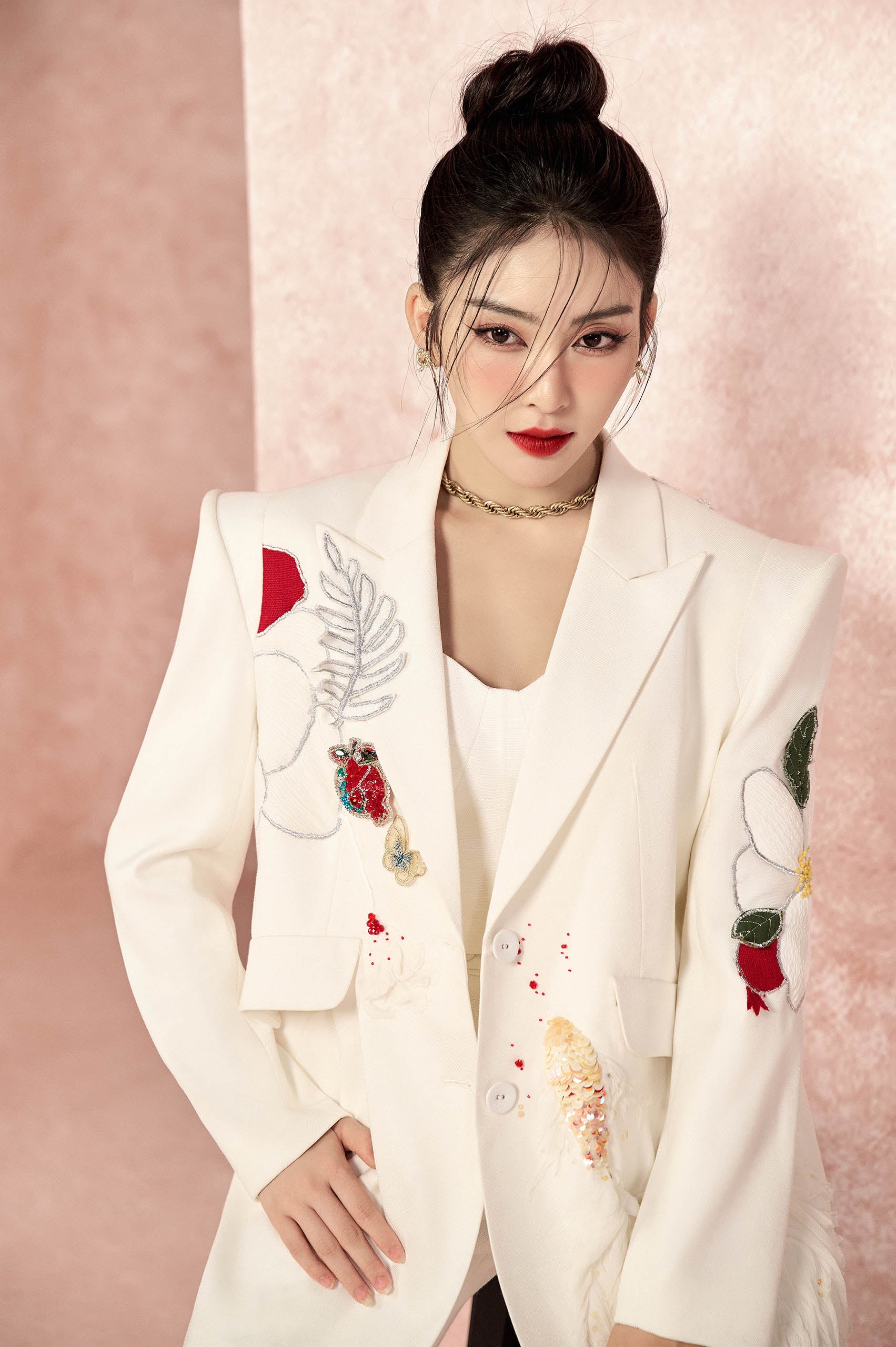 Aromatic Floral 3D Blazer