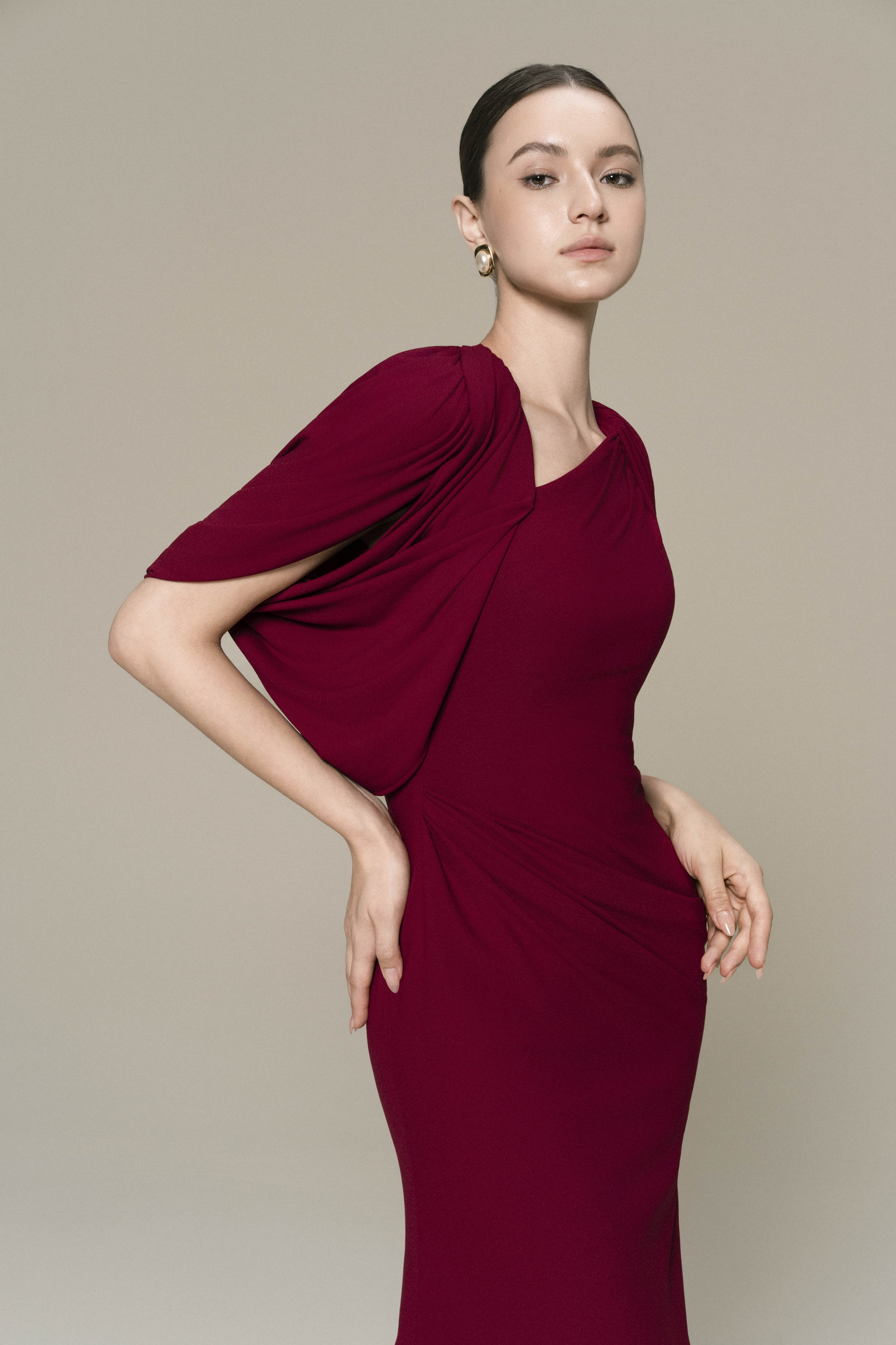 Aurora Cape Gown