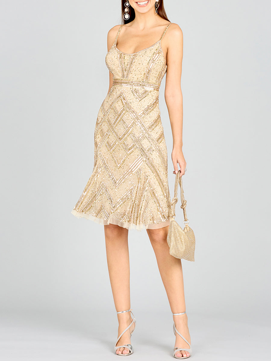 Beaded Midi Dress 29218