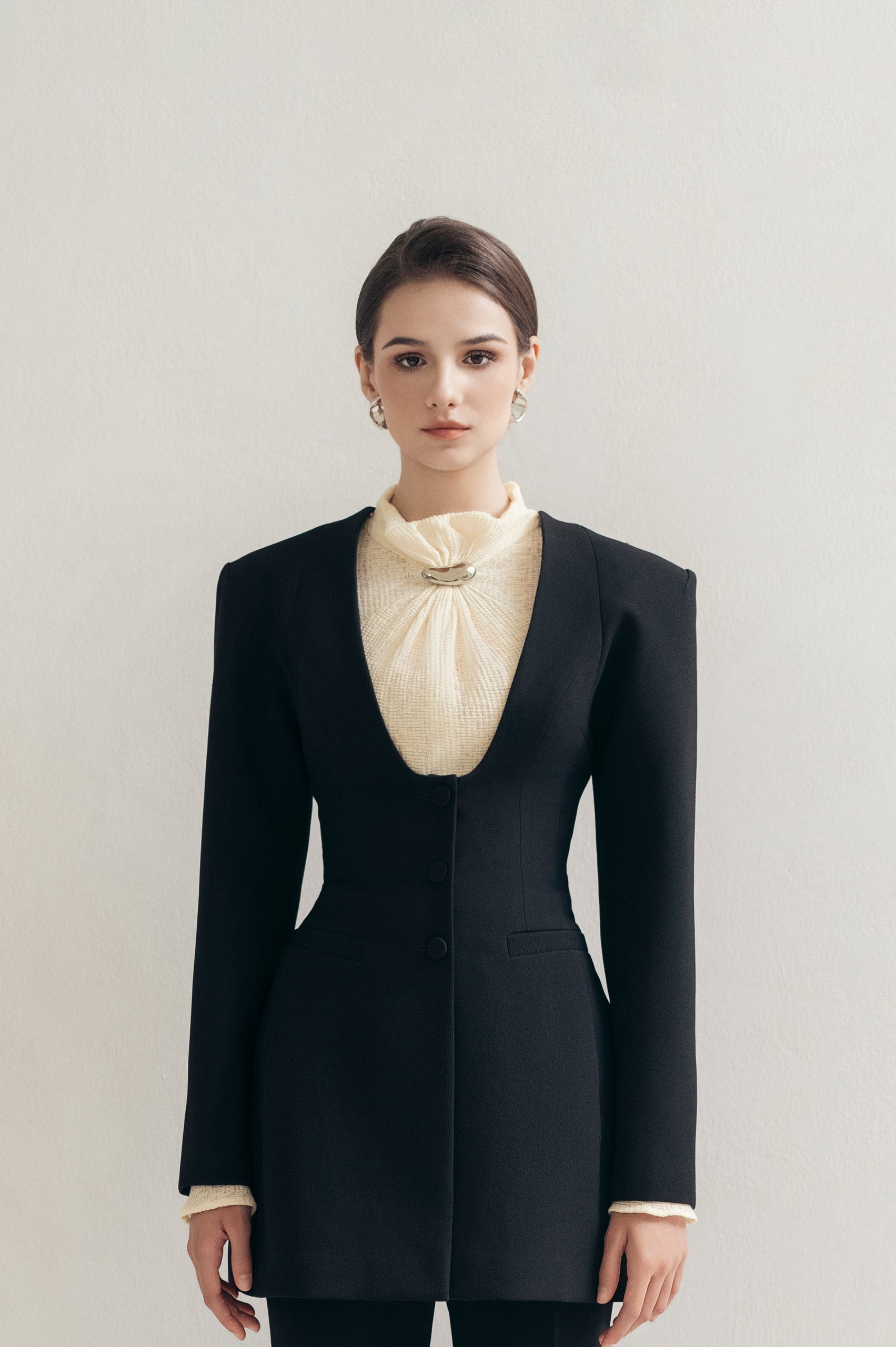 Black U Blazer