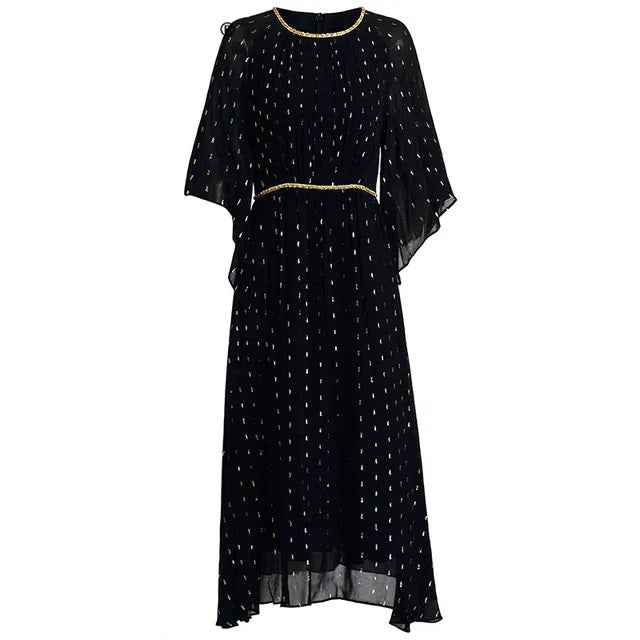 DRESS STYLE - SY537-Midi Dress-onlinemarkat-black-XS - US 2-onlinemarkat