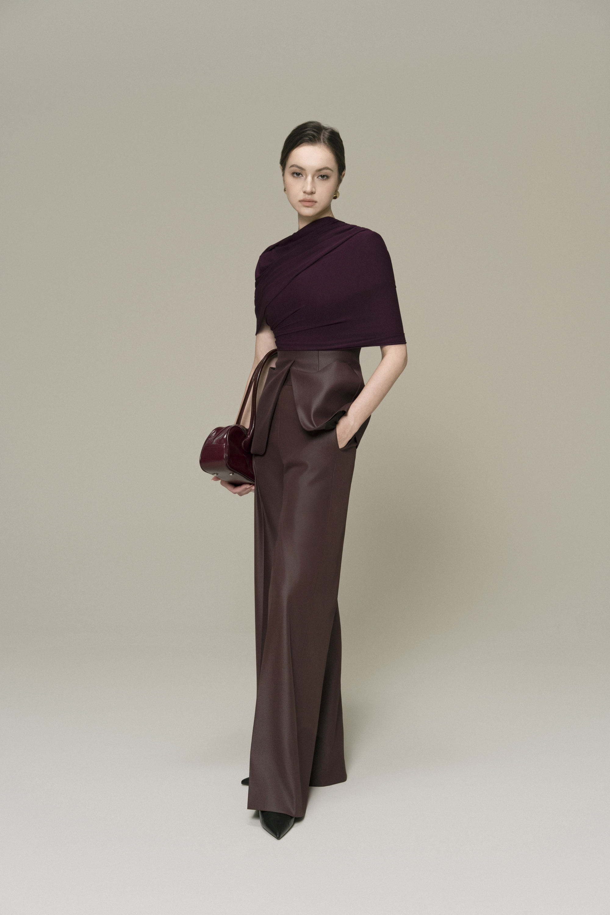 Bordeaux Flow Top & Bordeaux Flow Trousers