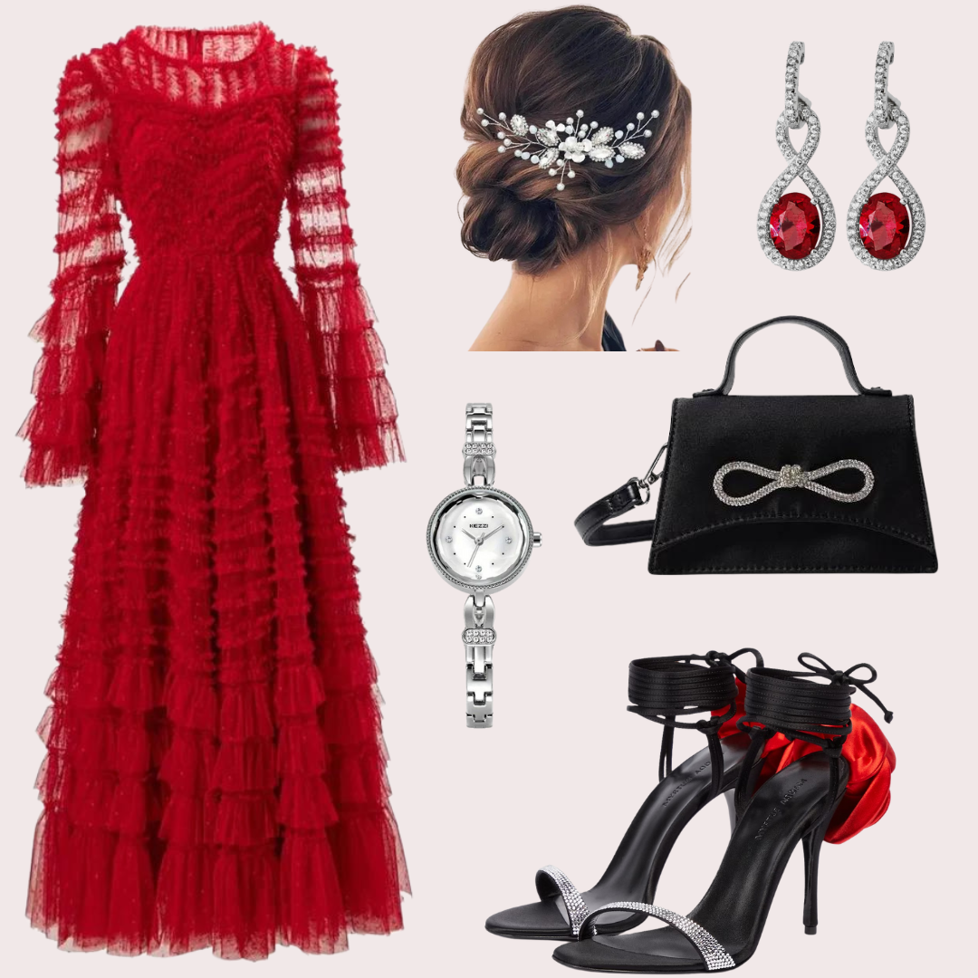 DRESS STYLE - NY3150-maxi dress-onlinemarkat-Red-XS - US 2-onlinemarkat