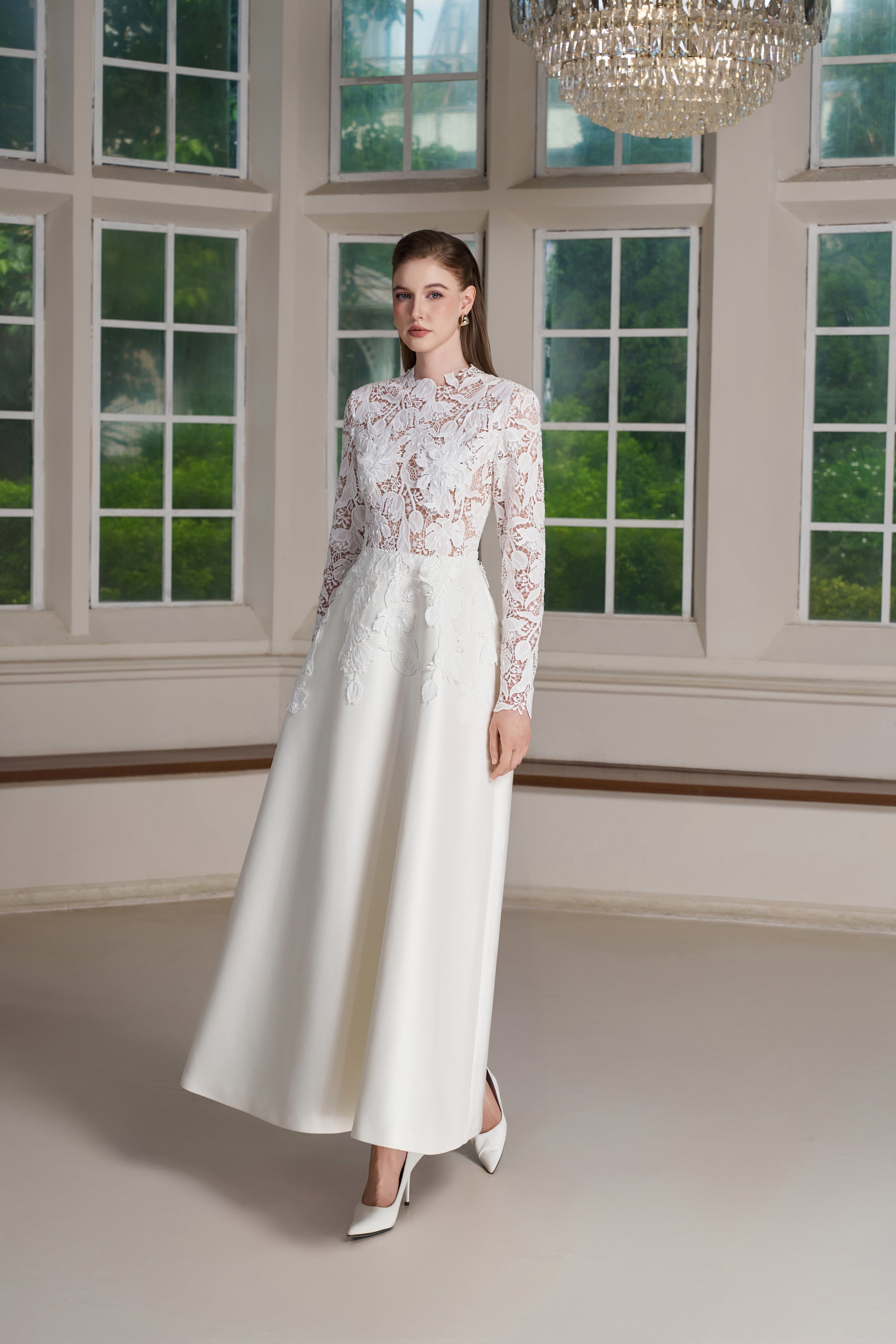 Dia Dress – Off White Maxi Dress