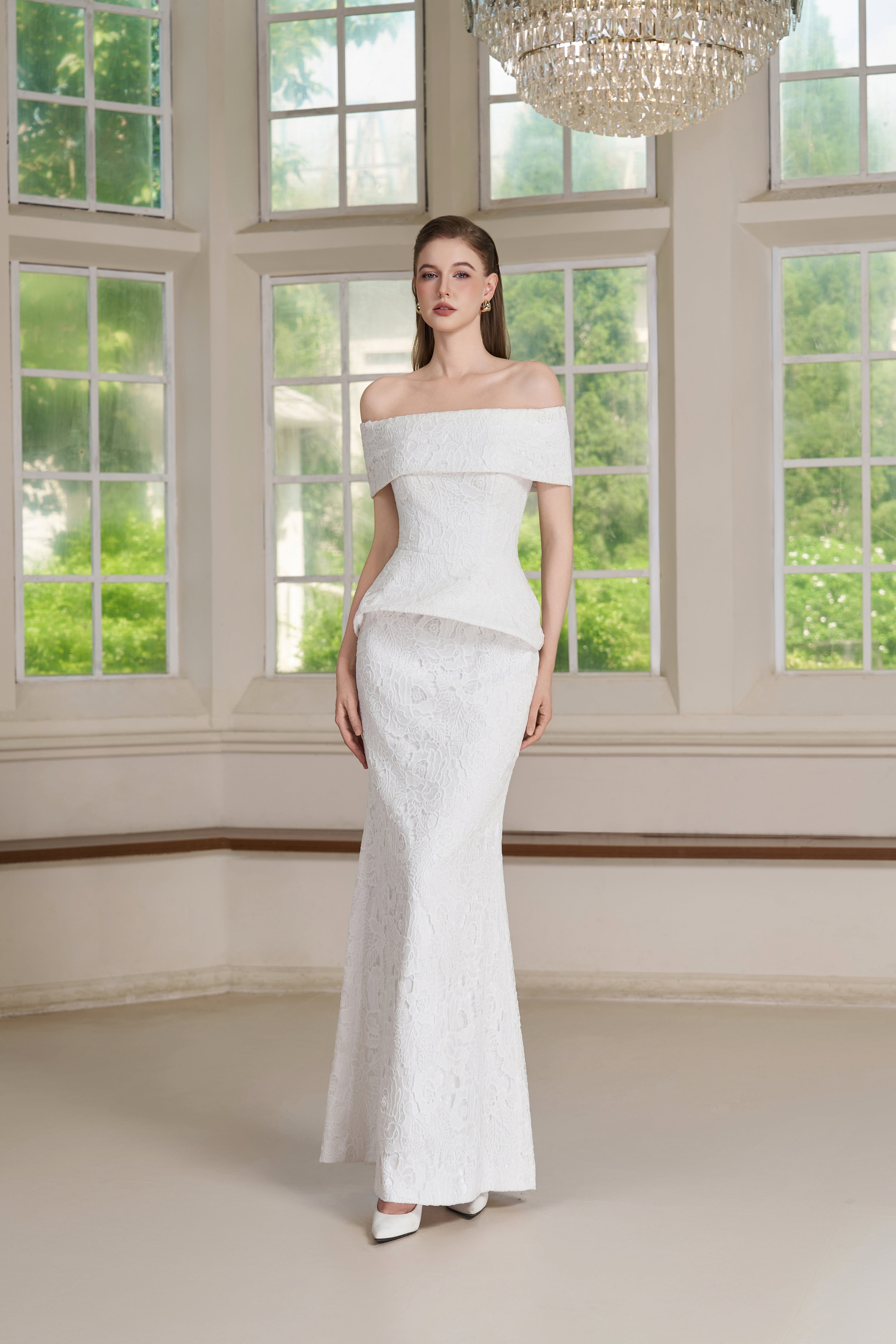 Ami Dress – Off White Maxi Dress