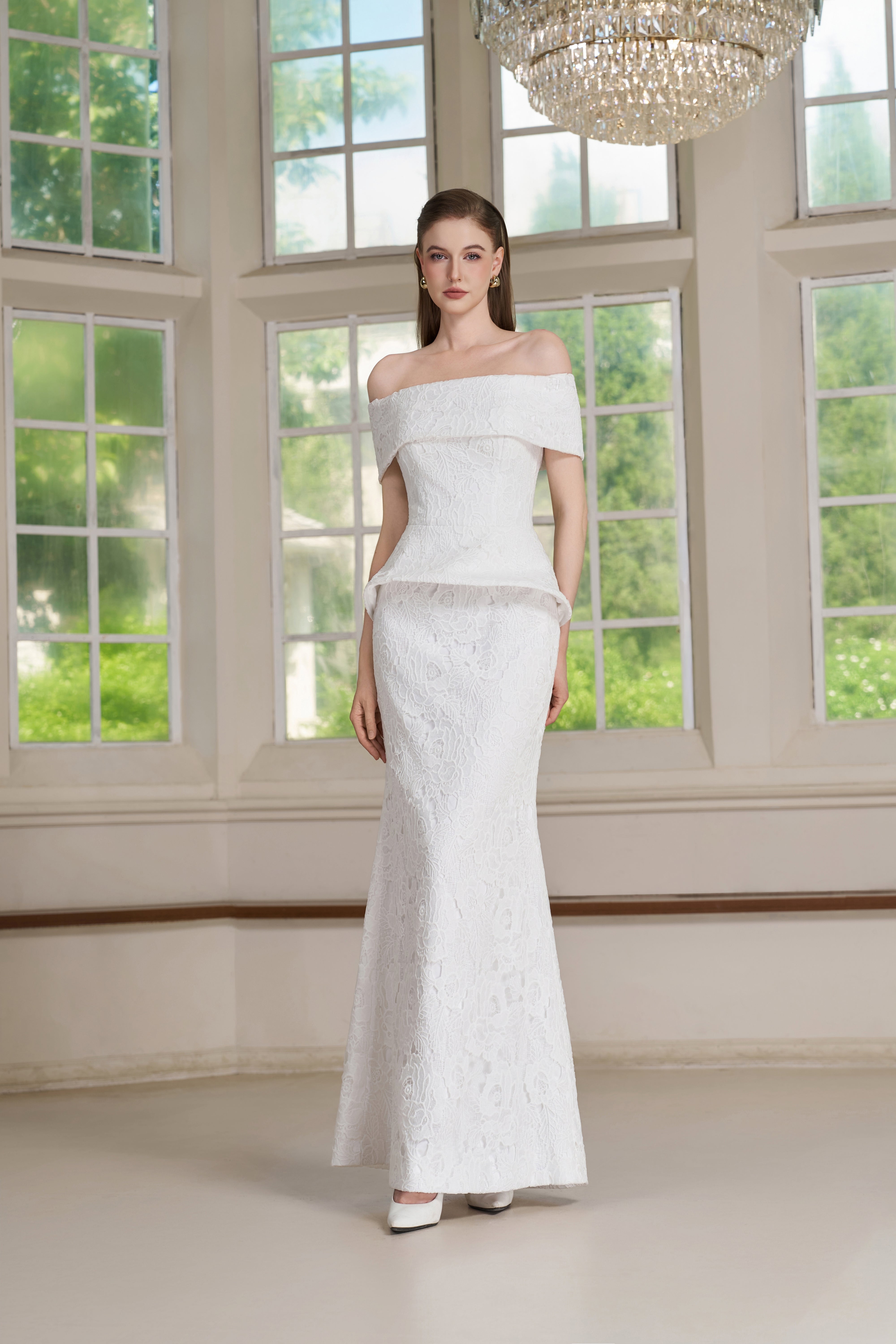 Ami Dress – Off White Maxi Dress