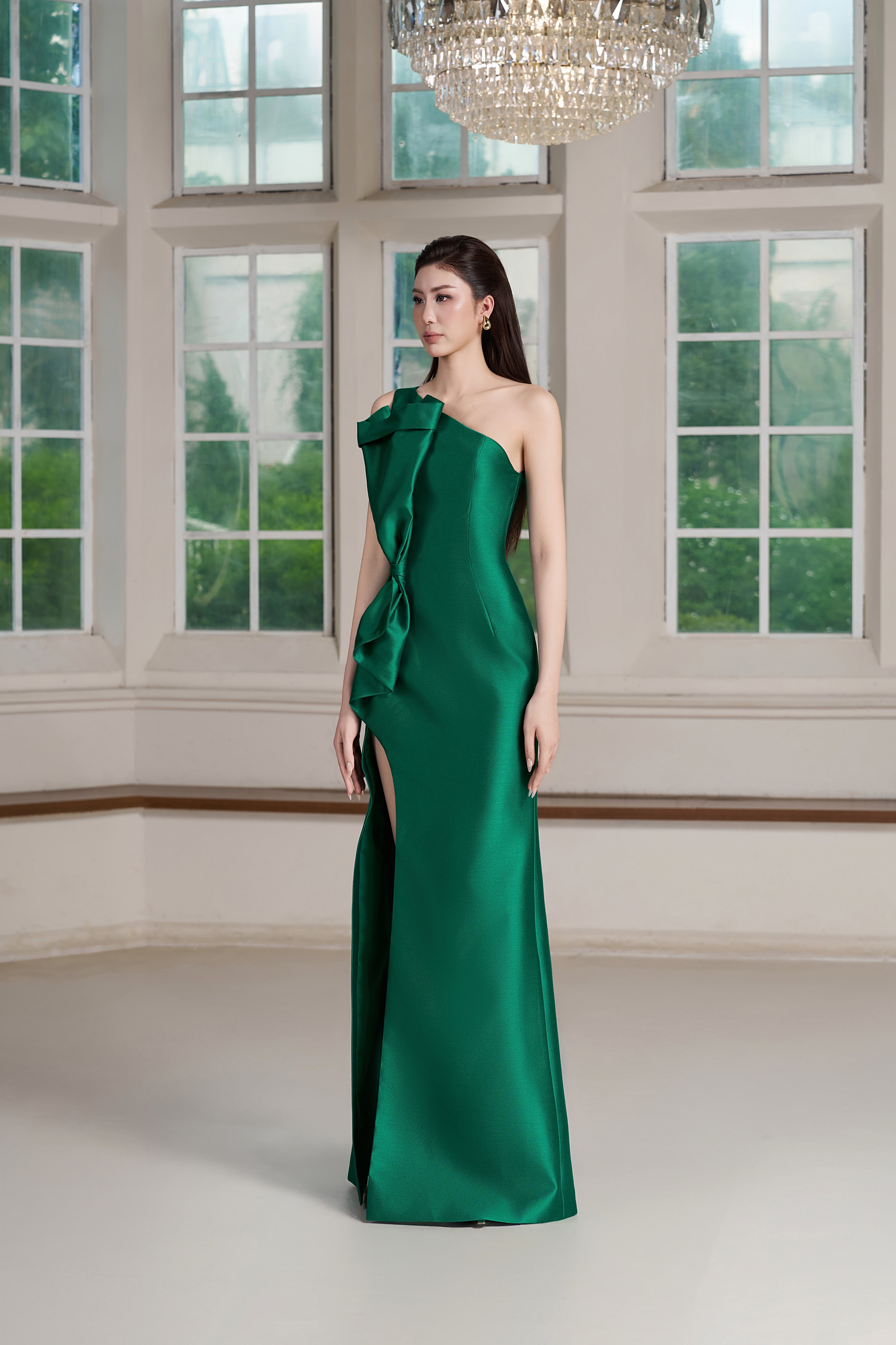 Ora Dress – Emerald Maxi Dress
