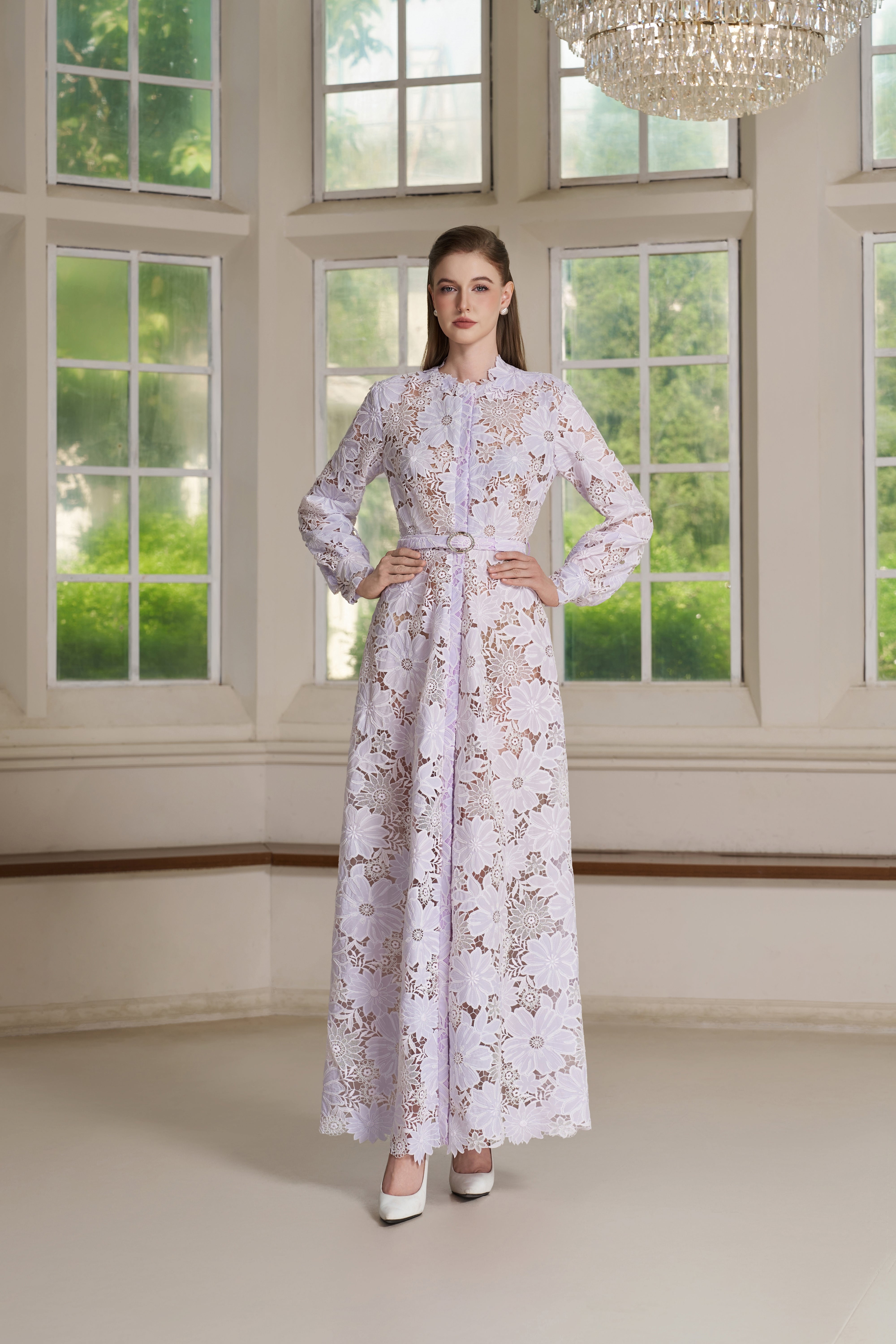 Virex Dress – Lavender Maxi Dress