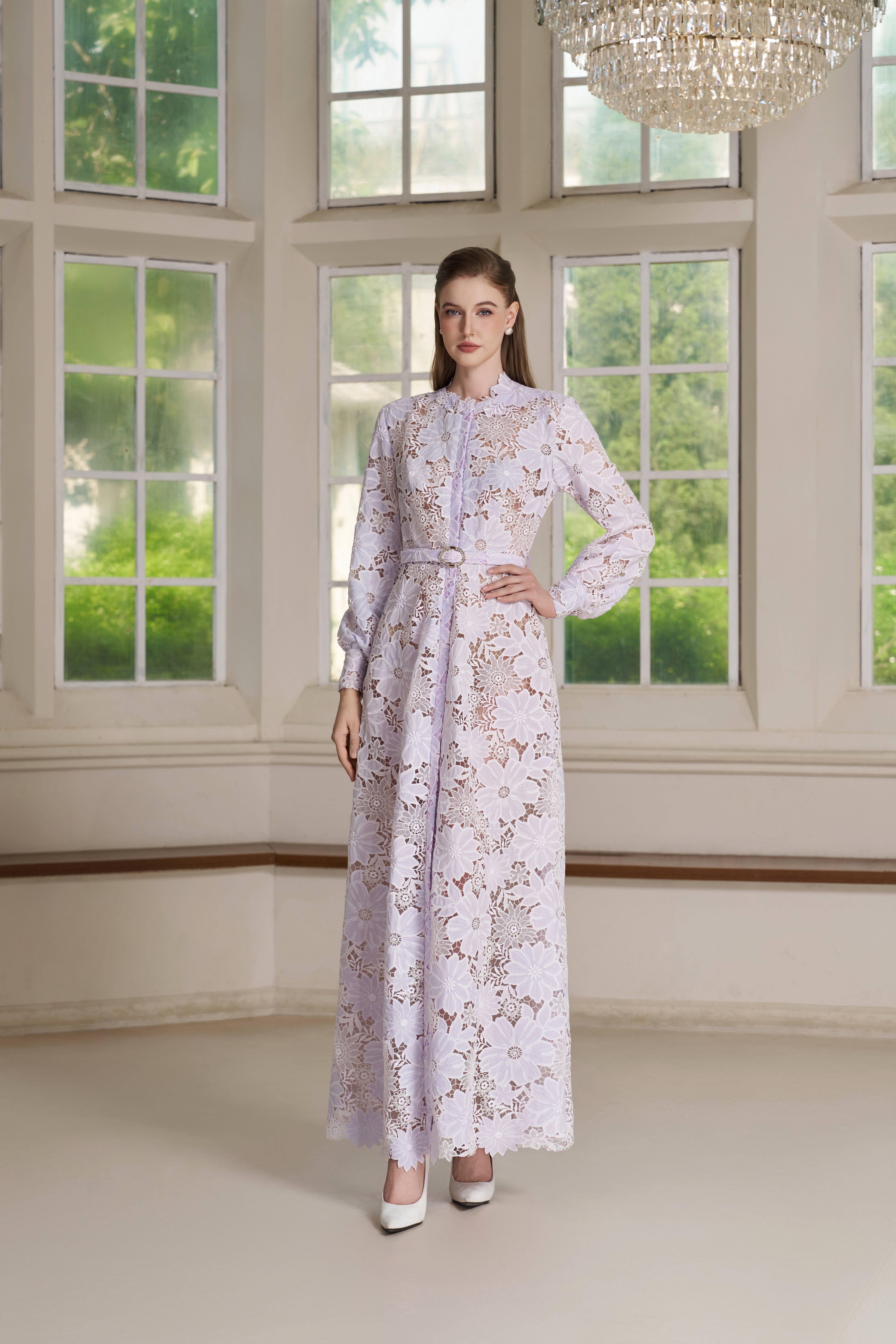 Virex Dress – Lavender Maxi Dress