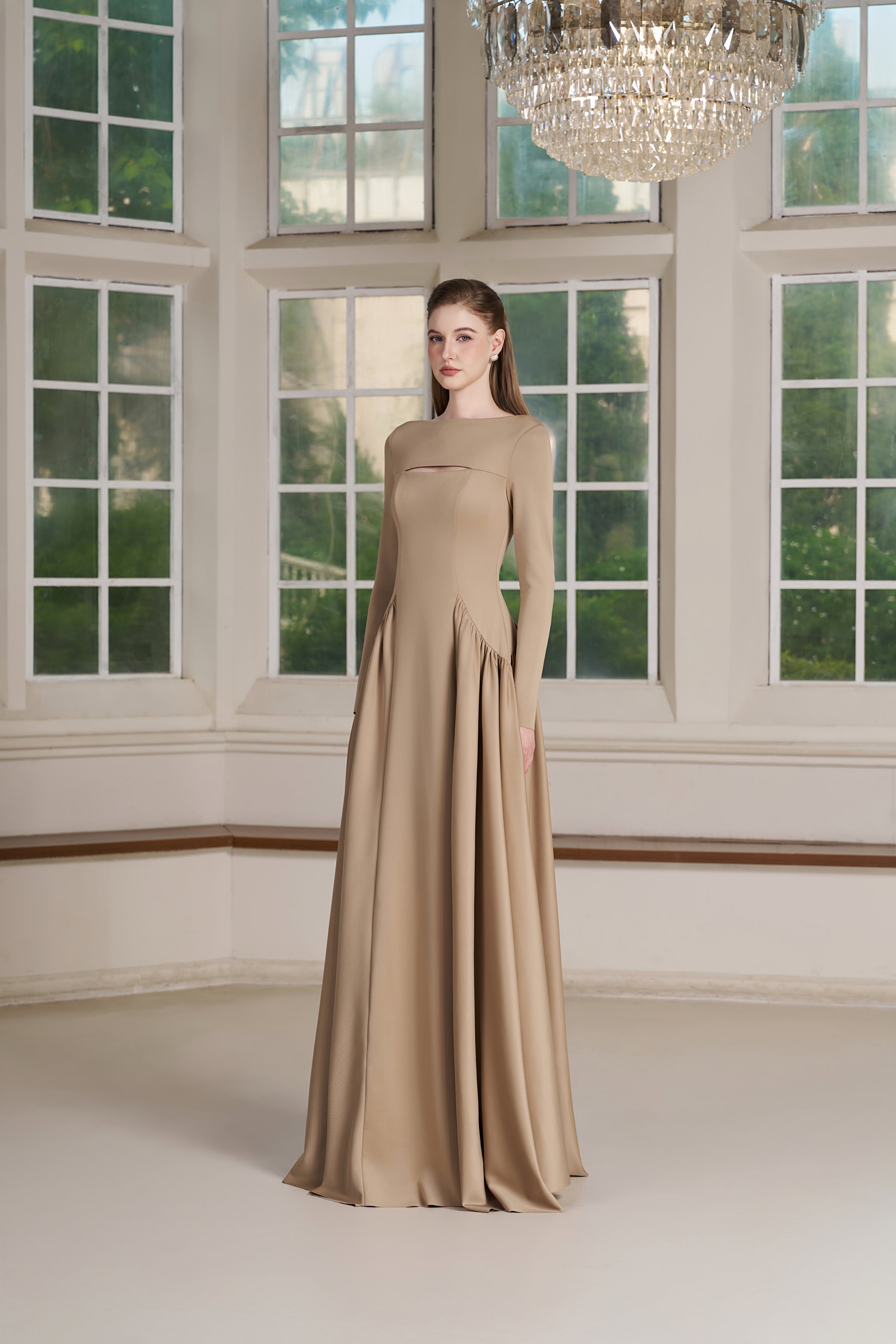 Neo Dress – Sand Maxi Dress