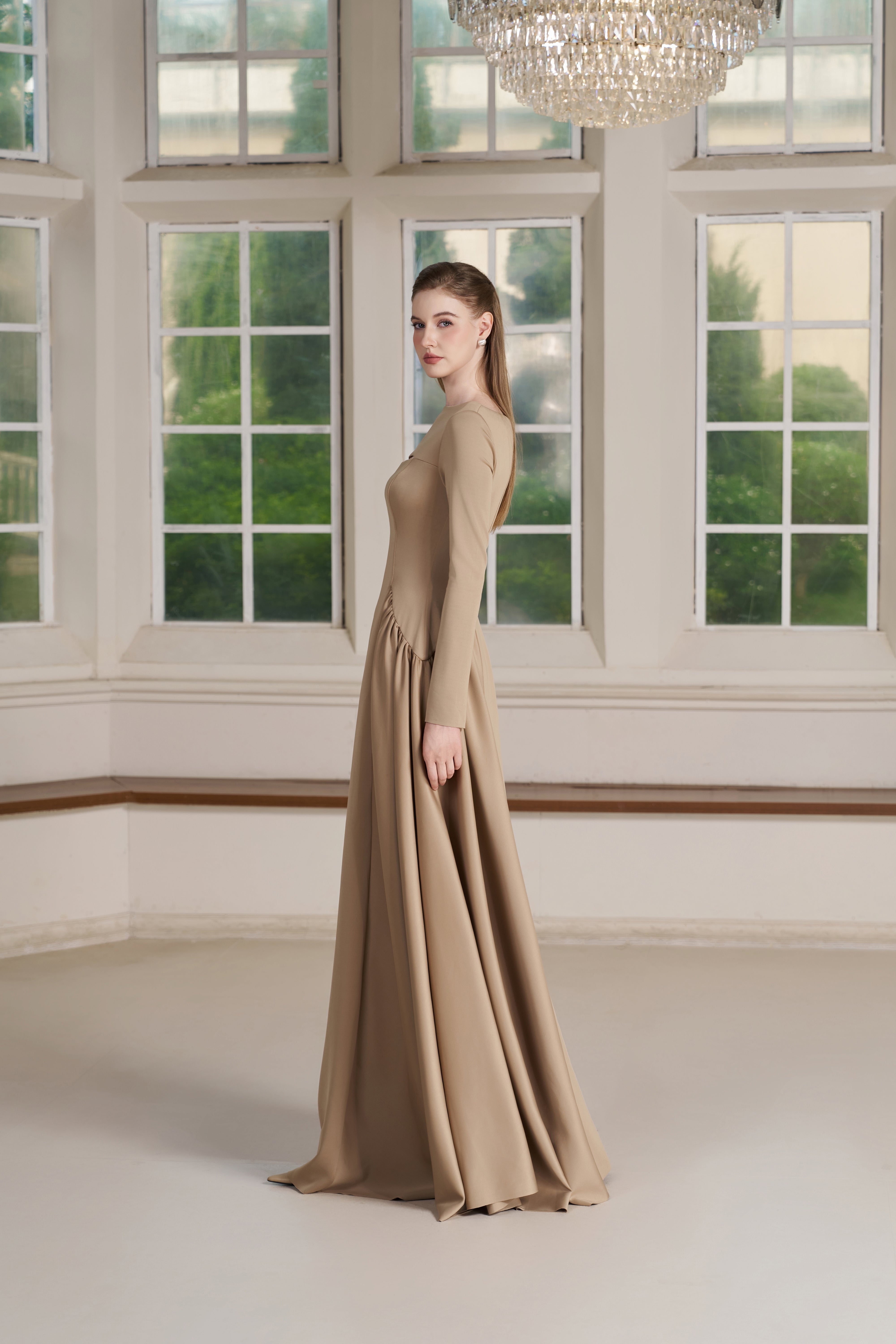 Neo Dress – Sand Maxi Dress