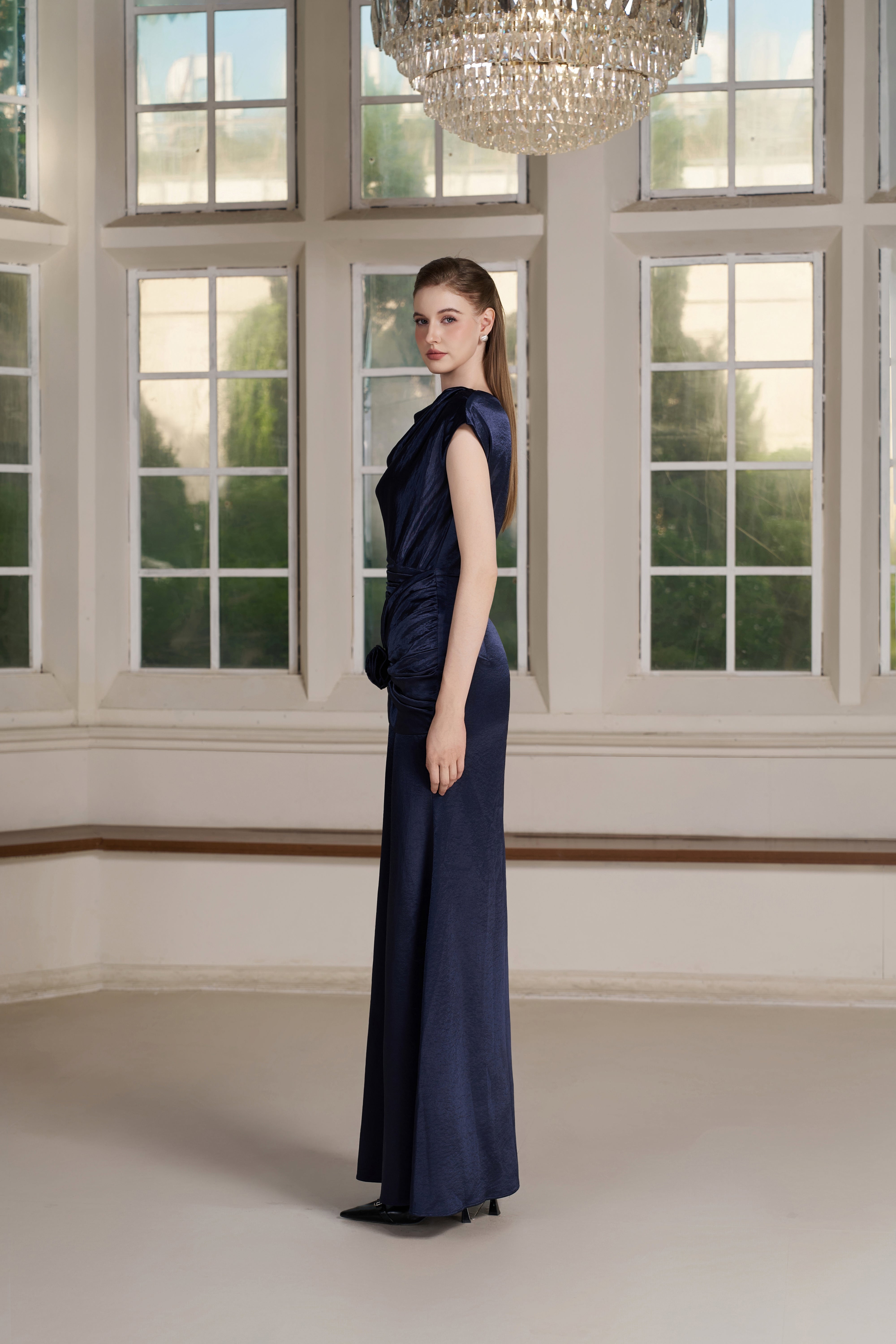 Ina Dress – Diva Blue Maxi Dress