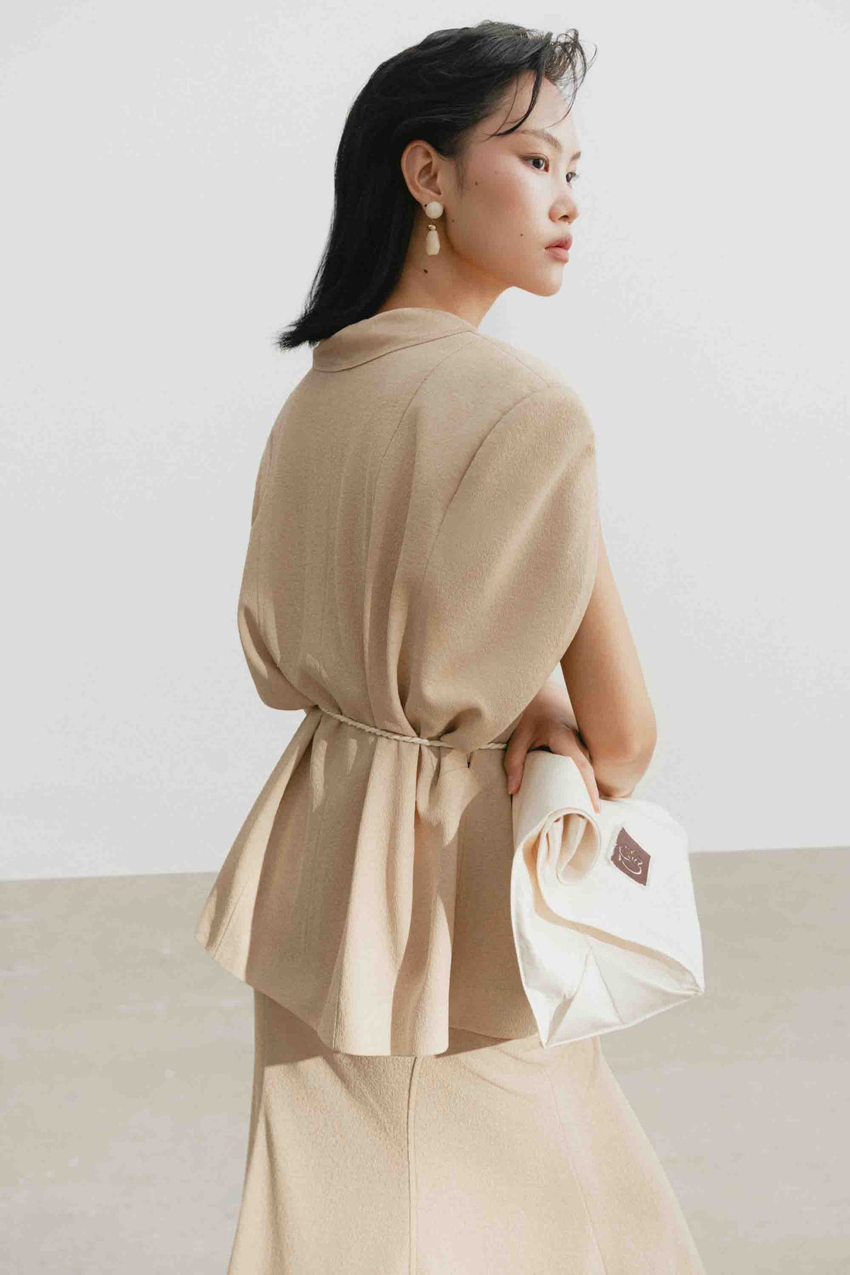 Cape Sleeve Blazer