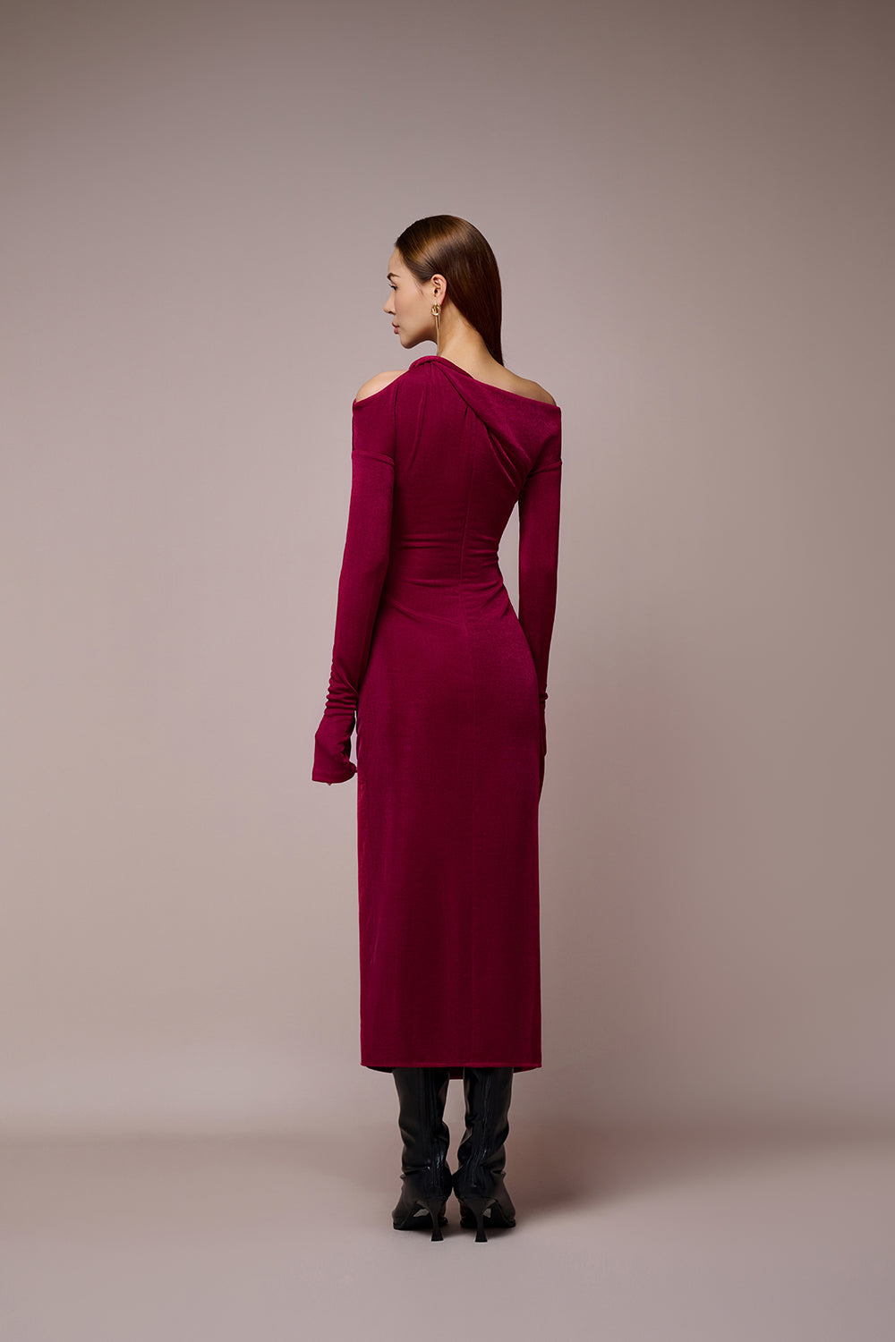 Claudia Off-the-shoulder Pencil Dress