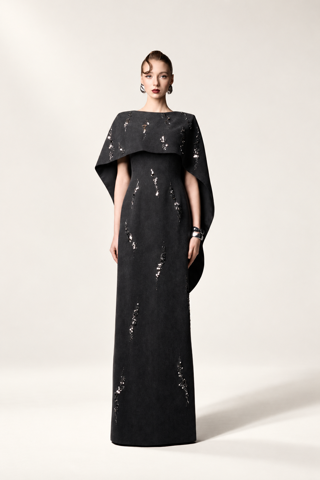 Denim Cape Dress