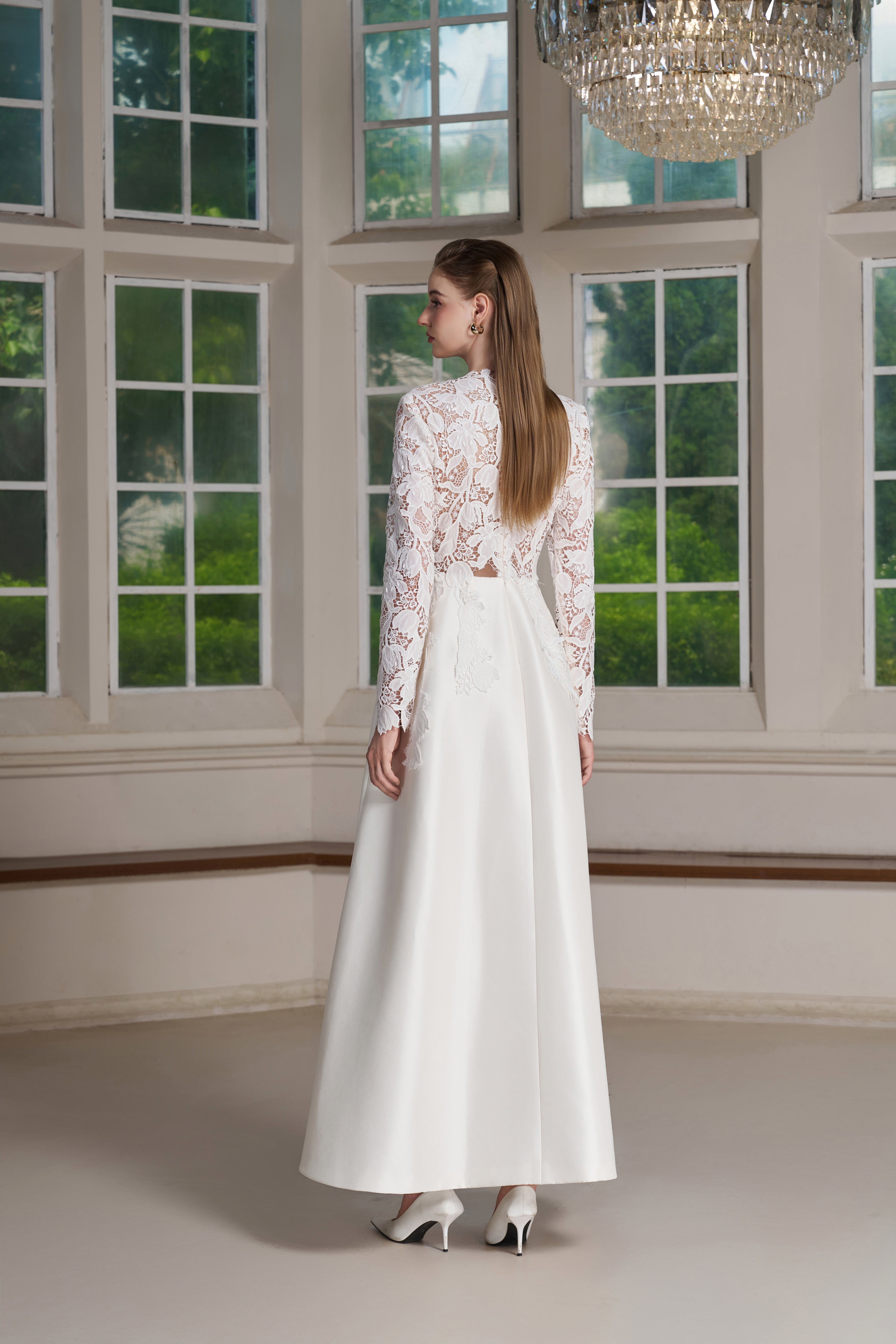 Dia Dress – Off White Maxi Dress