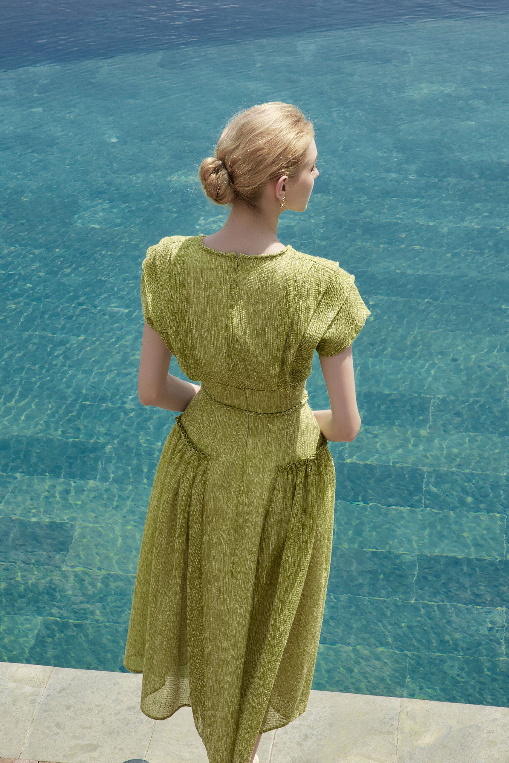 Dylan A-line Ruffle Dress