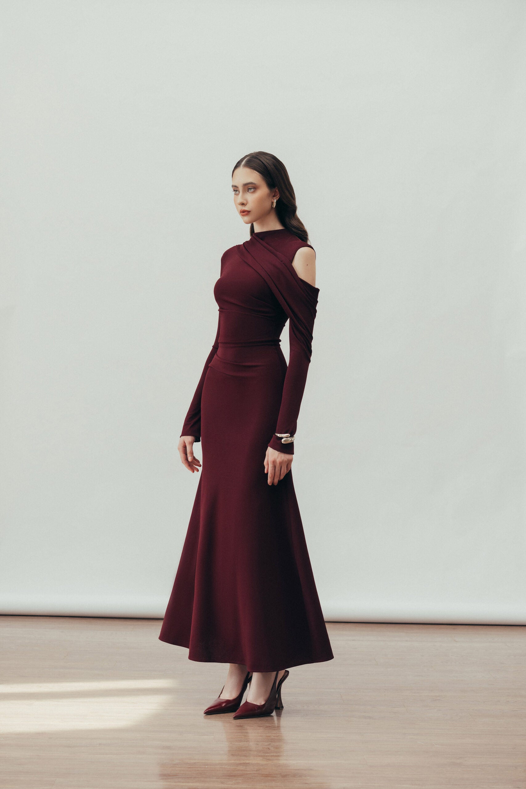 Eclipse Draped Dress VL1012