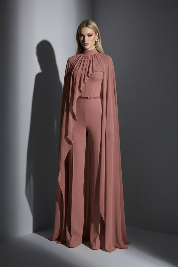 Eli The Label E0143 Draped Column Evening Gown