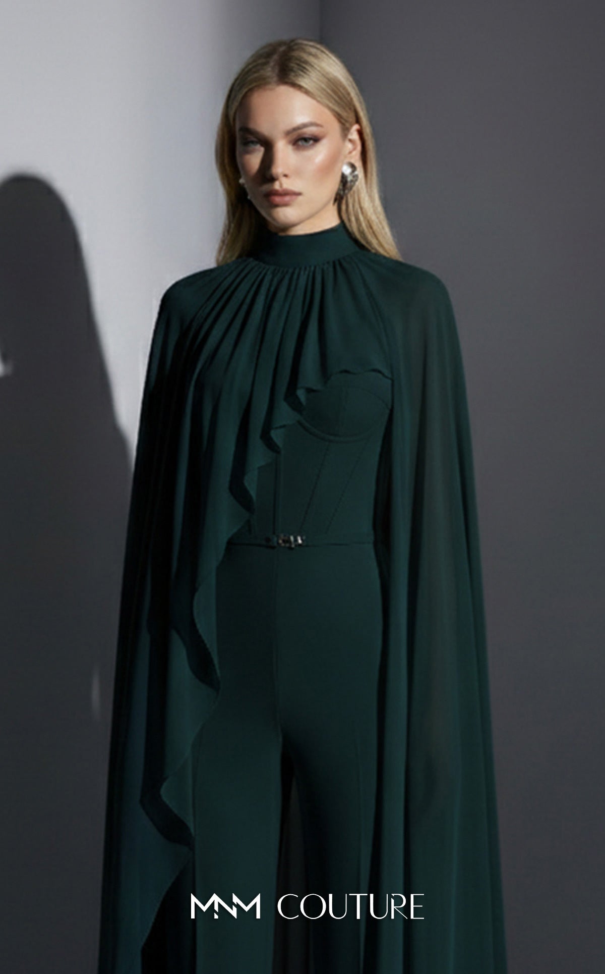 Eli The Label E0143 Draped Column Evening Gown
