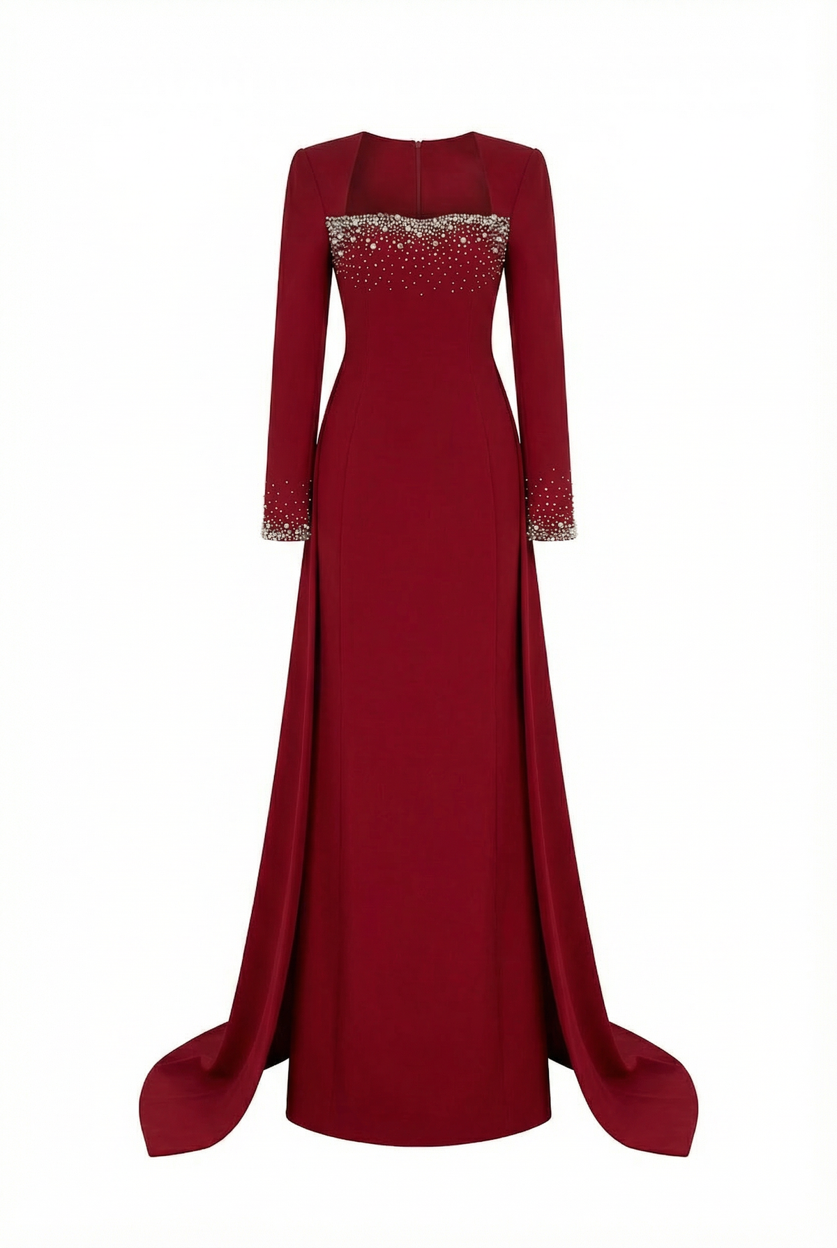Elia Dress – Bordeaux Maxi Dress