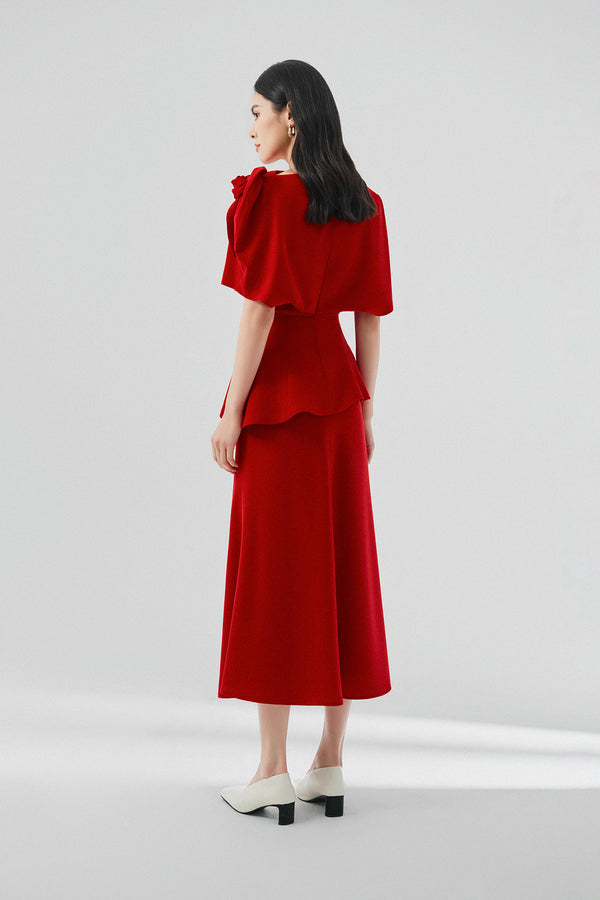 Ellie Peplum Set Design Skirt