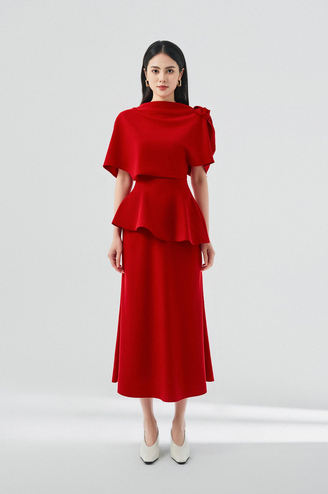 Ellie Peplum Set Design Skirt
