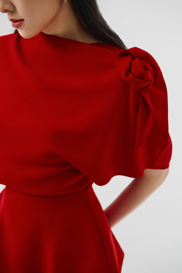 Ellie Peplum Set Design with Trousers
