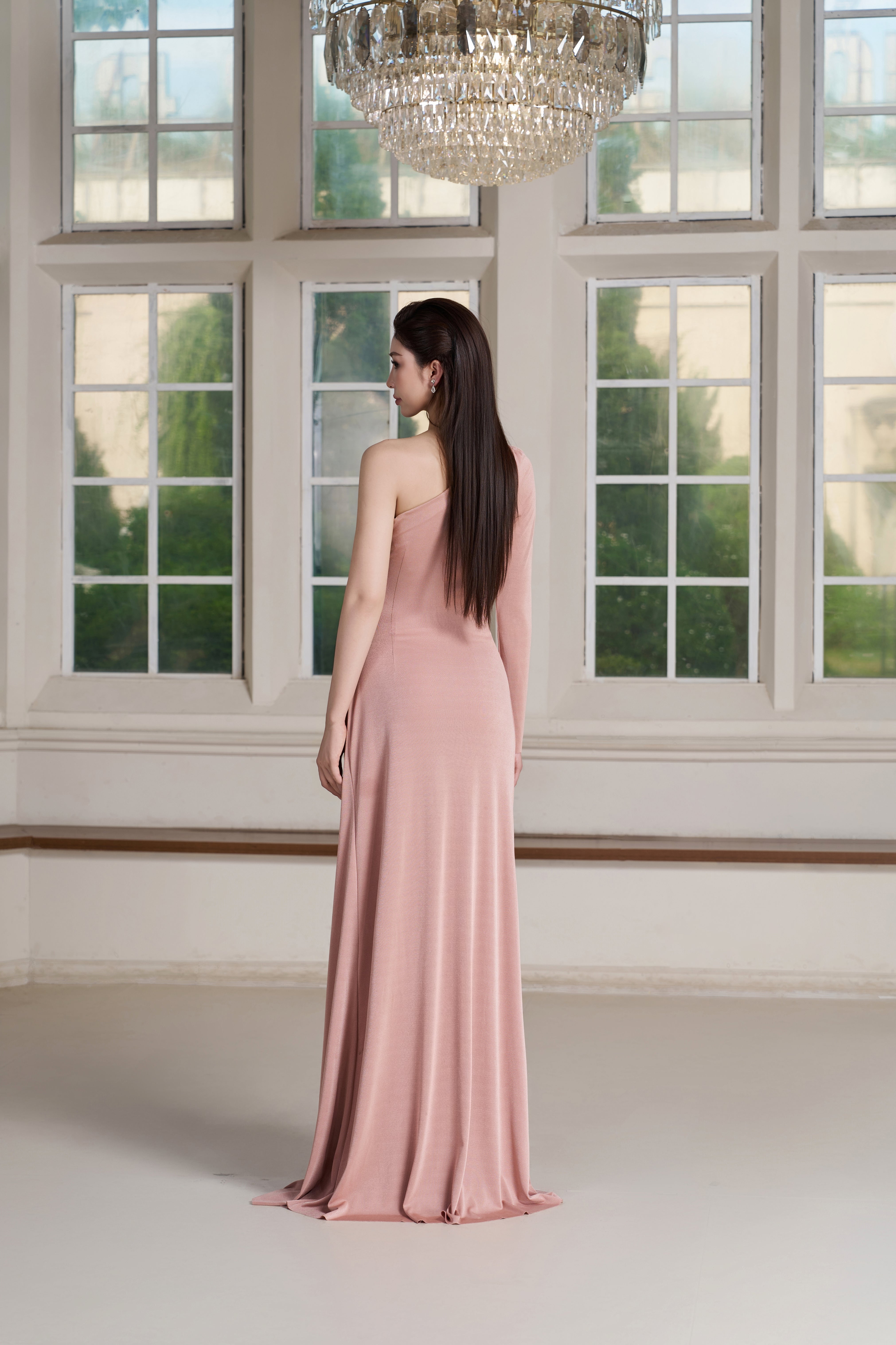 Ely Dress – Pink Tint Maxi Dress