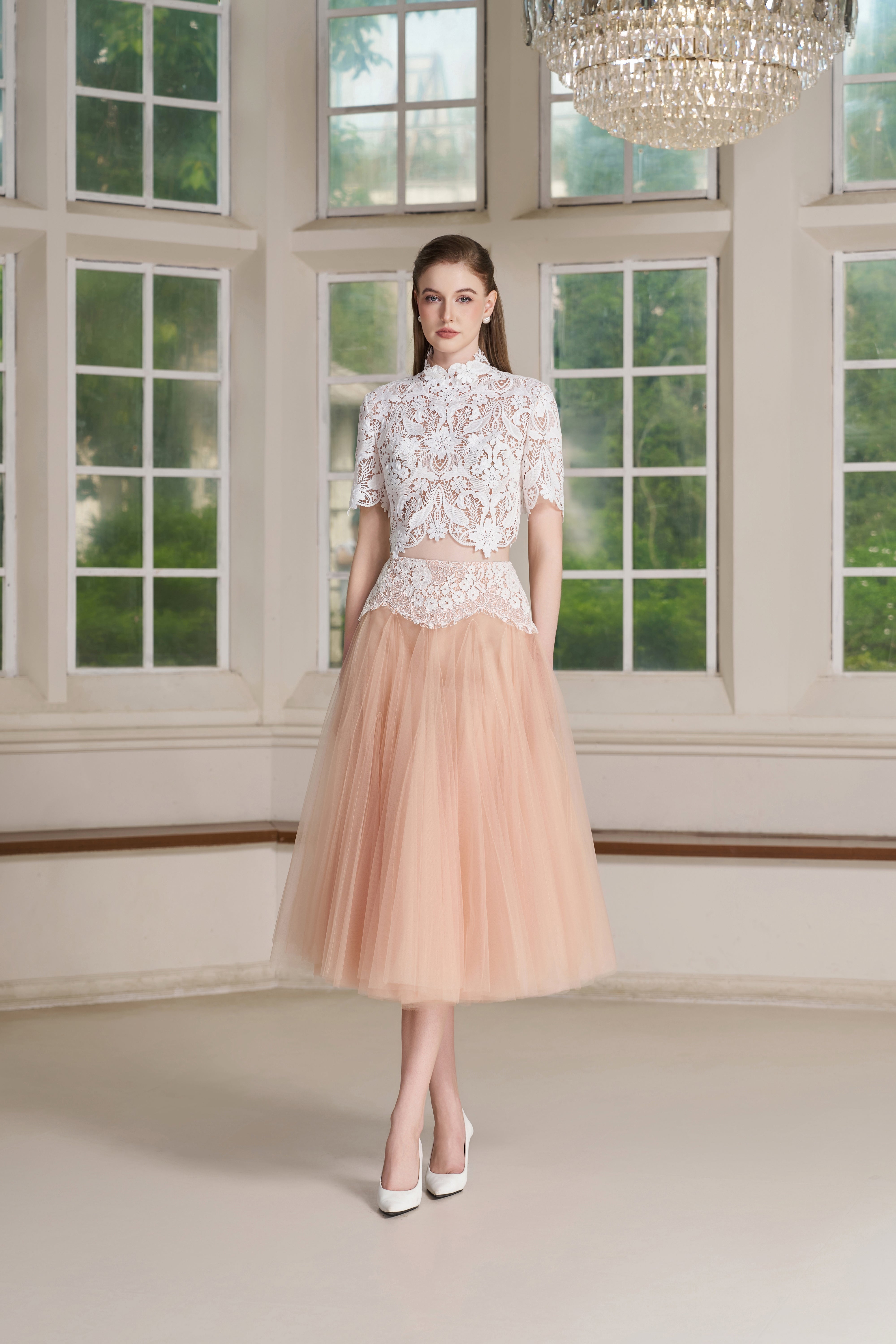 Elyne Set – Peach Blush Set