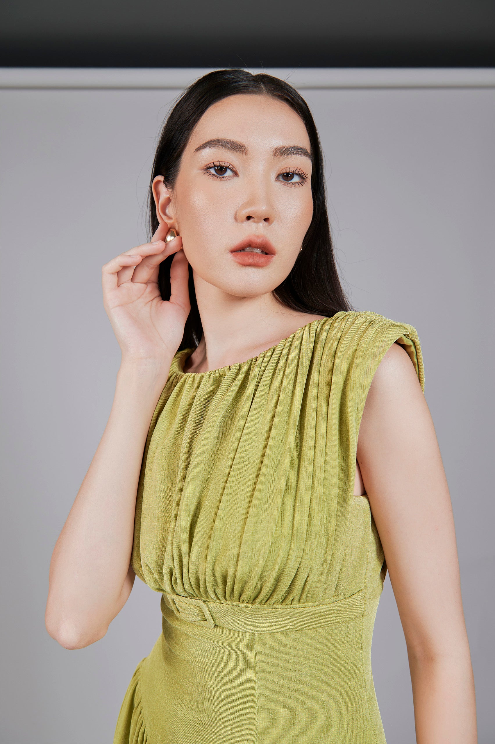 Emily Avocado Dress
