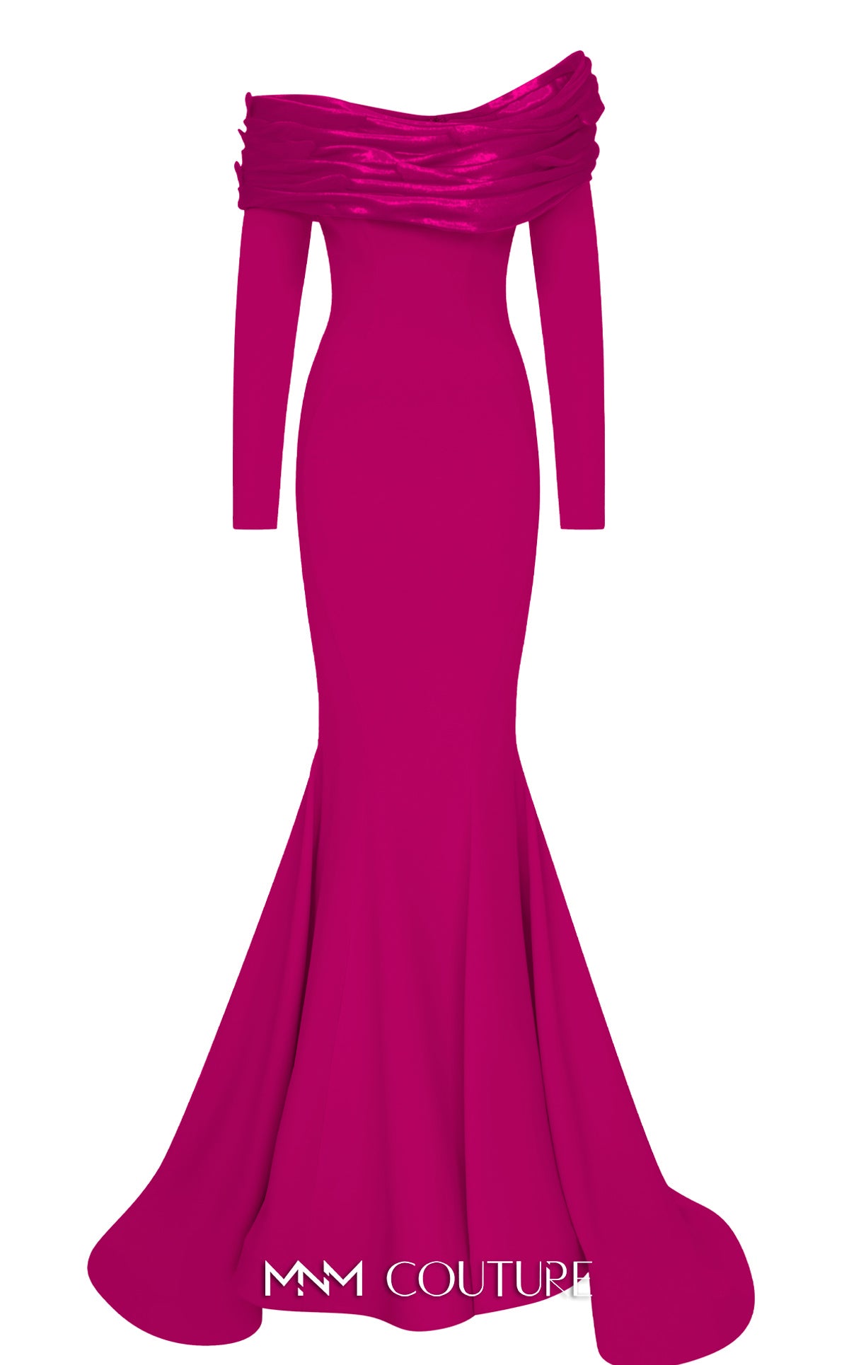 Mesmerizing Mermaid Elegance in Fuchsia and Olive Where to buy F02928