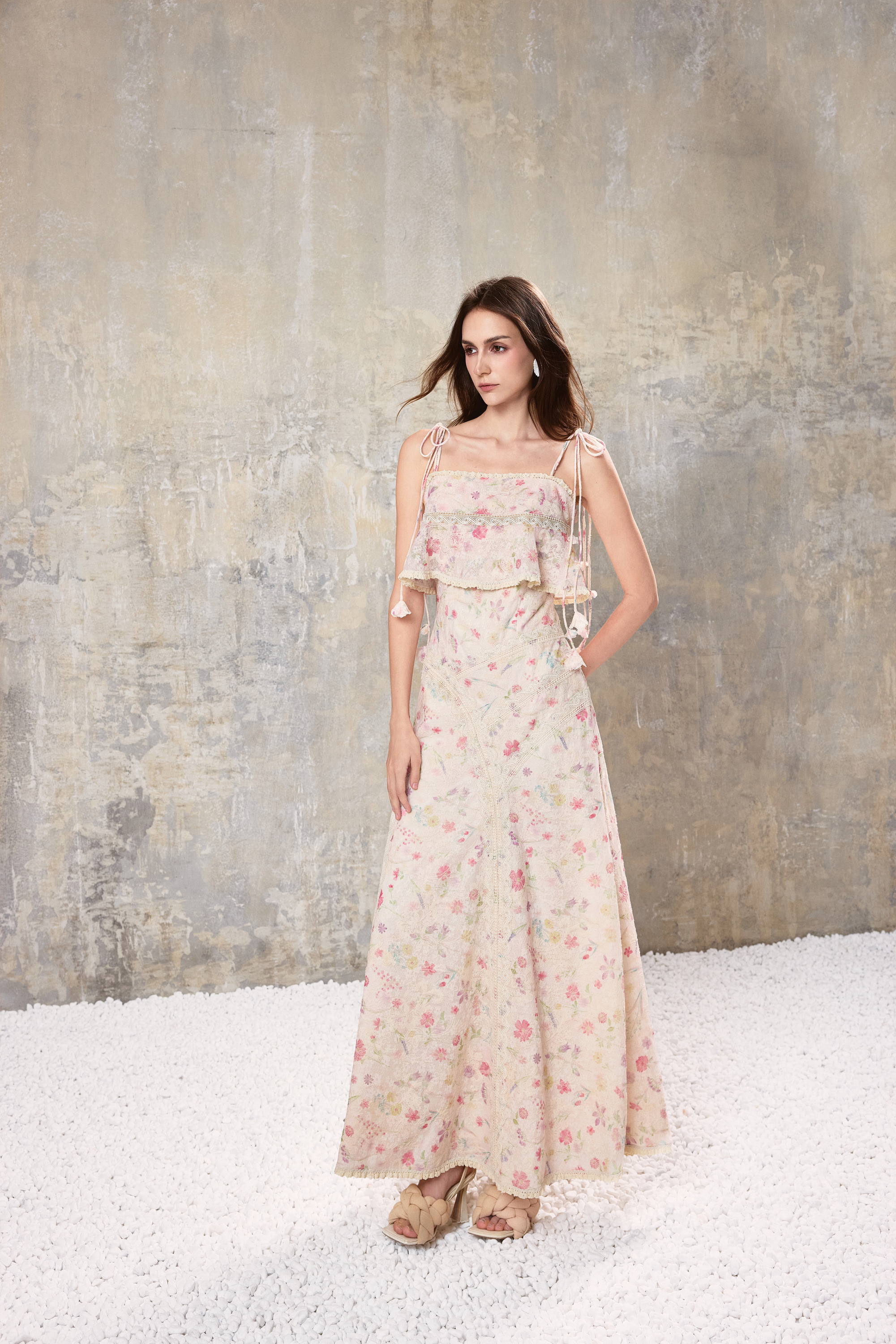 Floral Bias Slip Dress