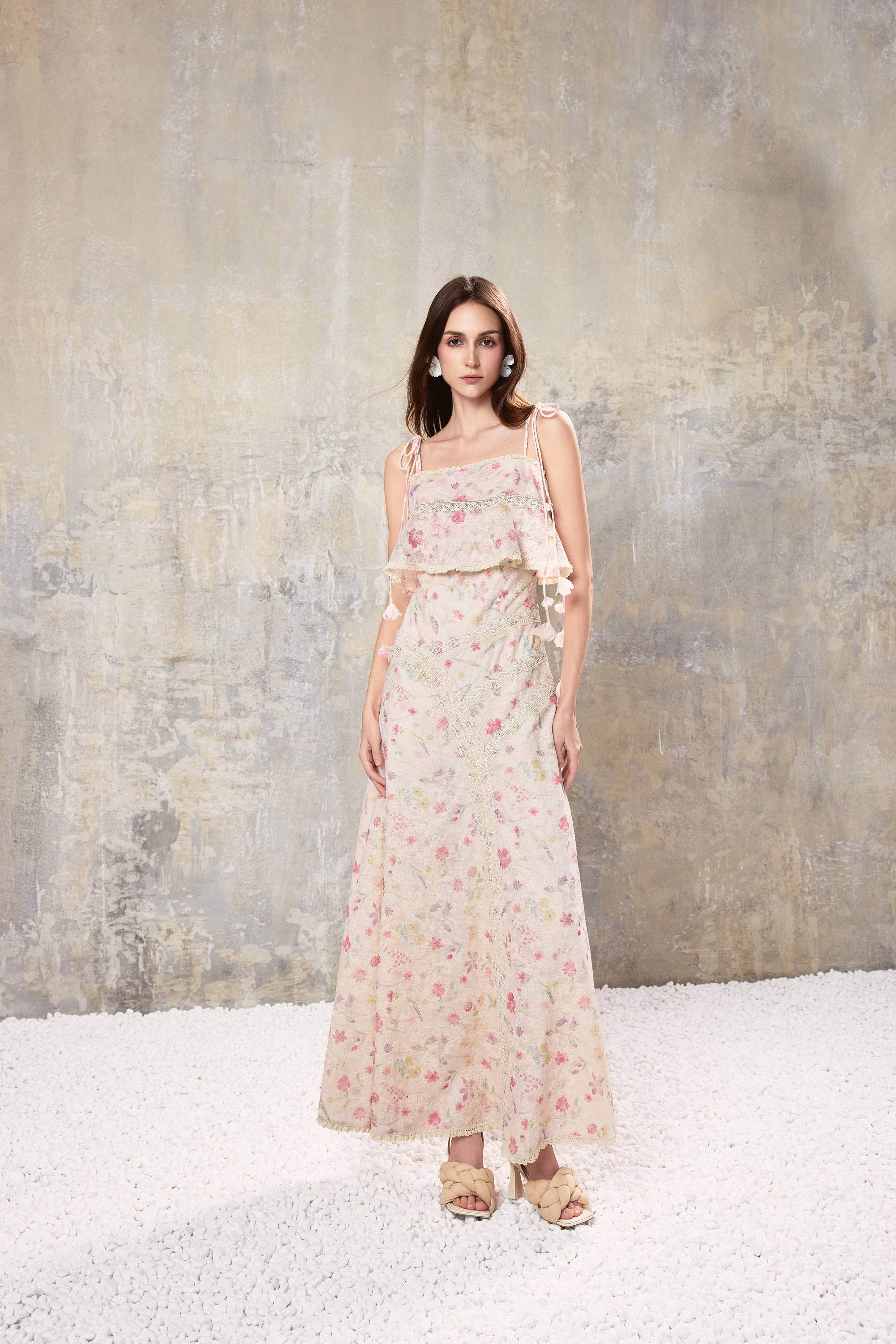 Floral Bias Slip Dress