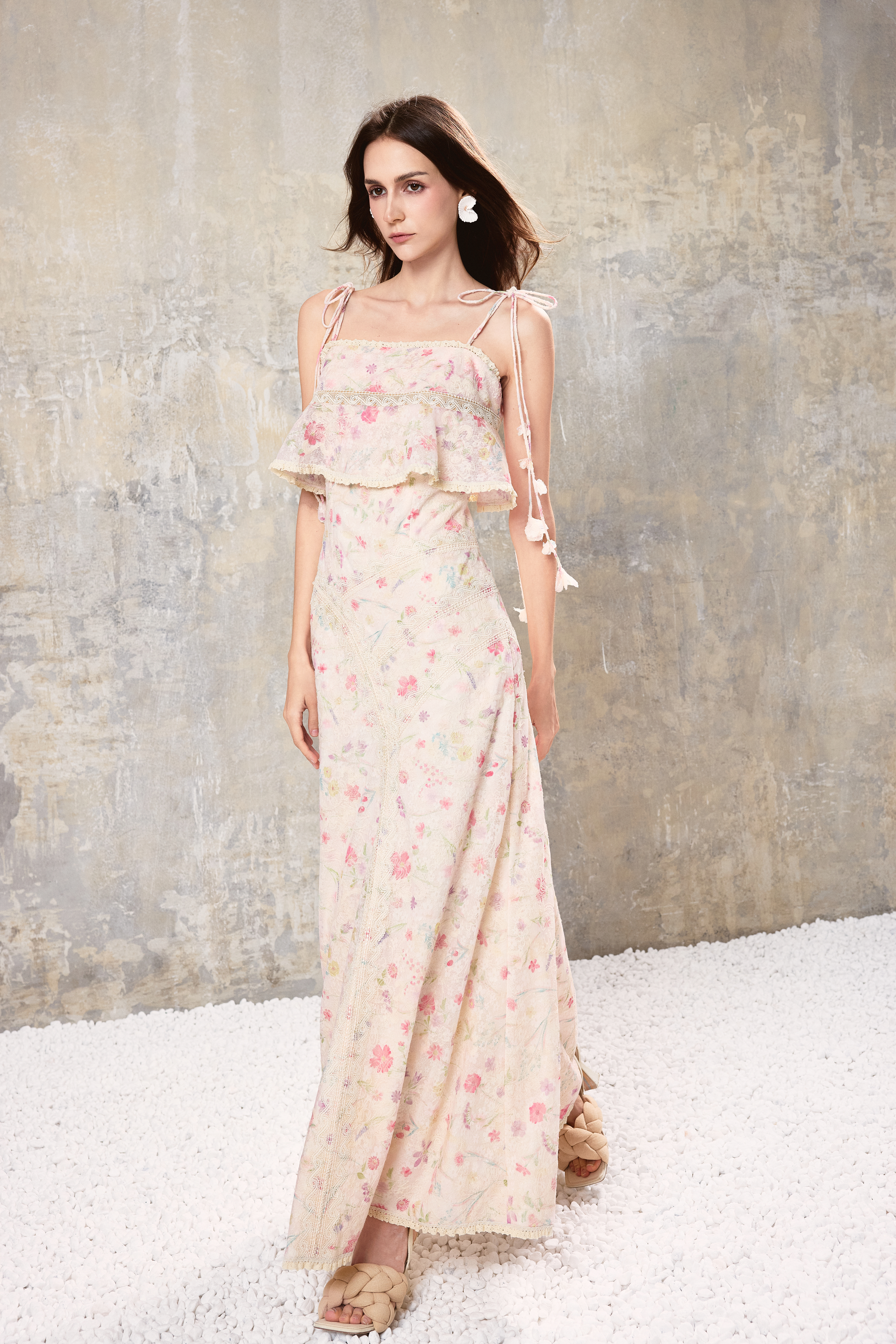 Floral Bias Slip Dress