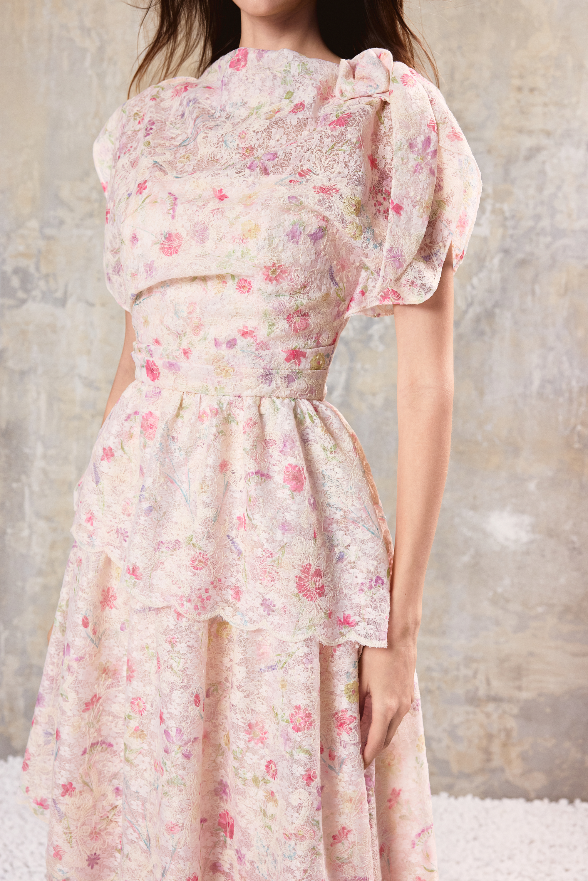 Floral Tiered Maxi Dress