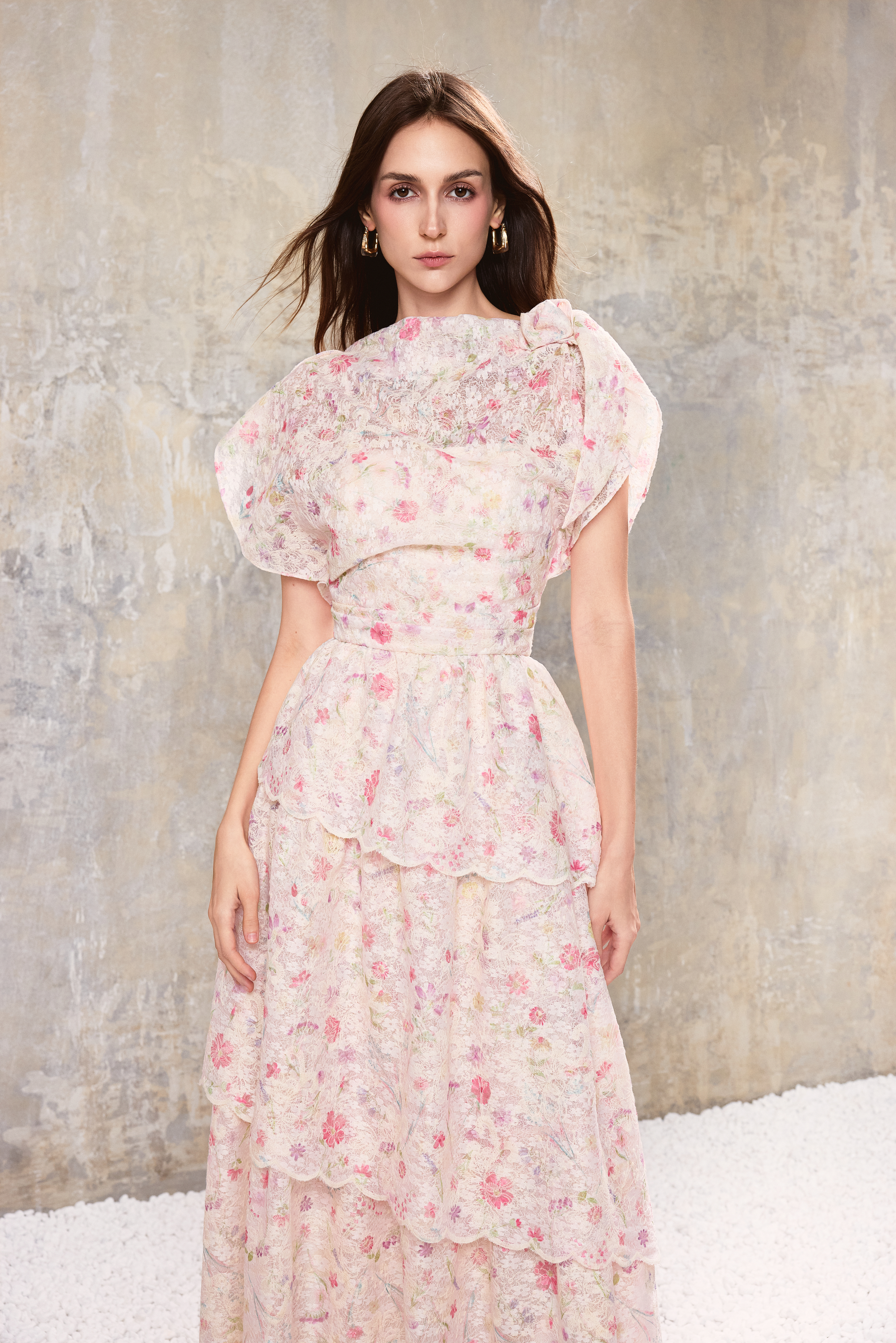 Floral Tiered Maxi Dress