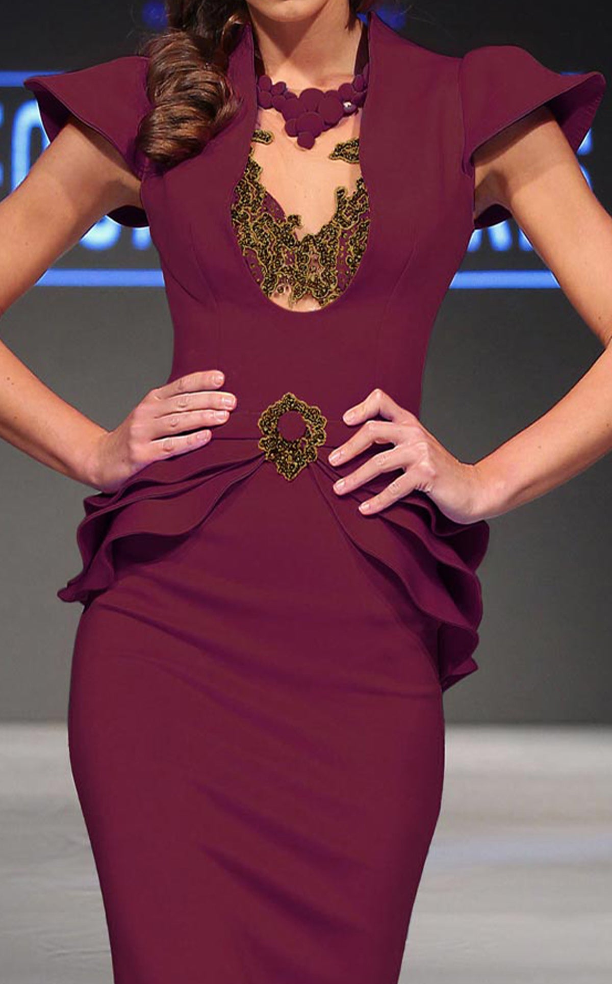 Fouad Sarkis 2295 Couture Evening Gown