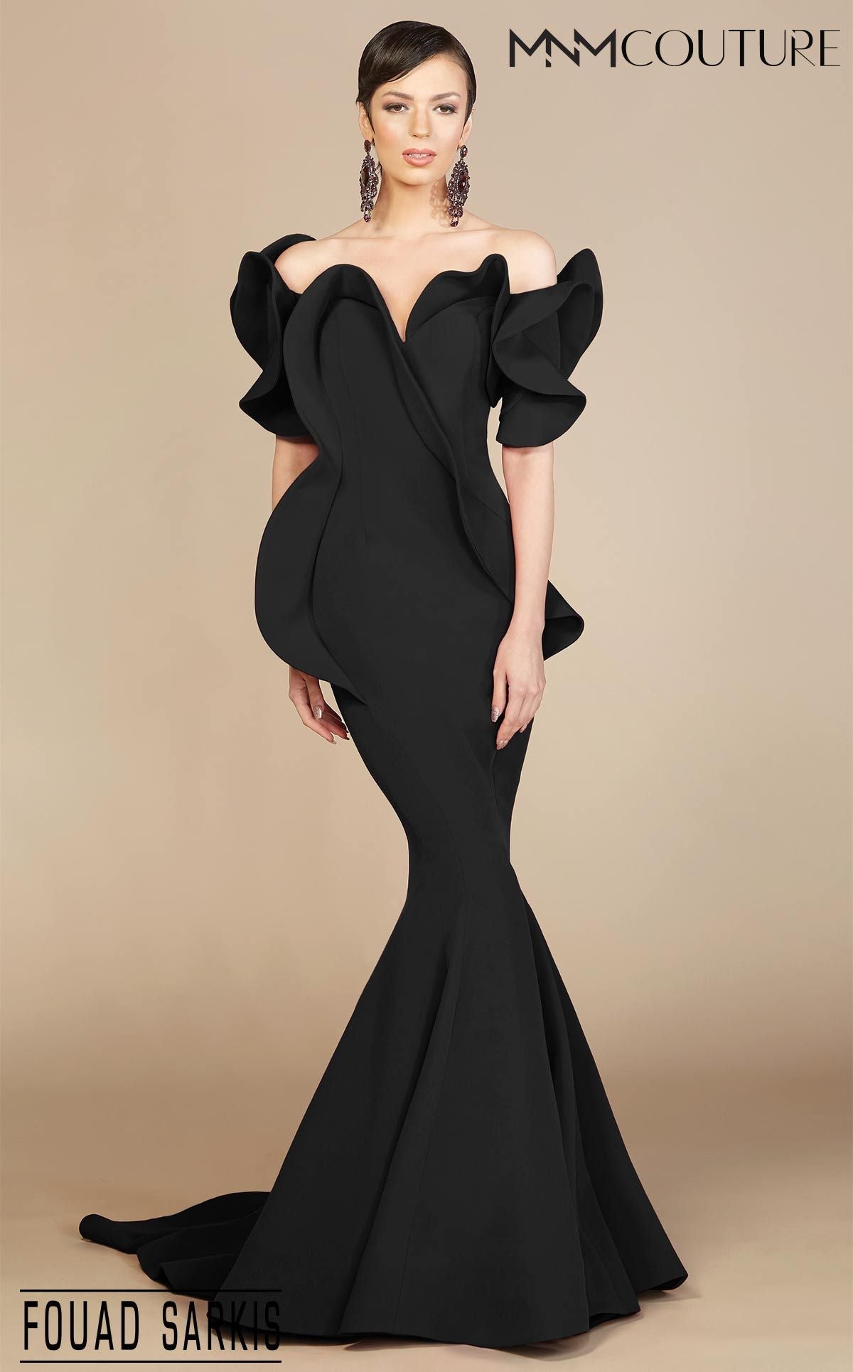 Fouad Sarkis 2328 Couture Evening Gown