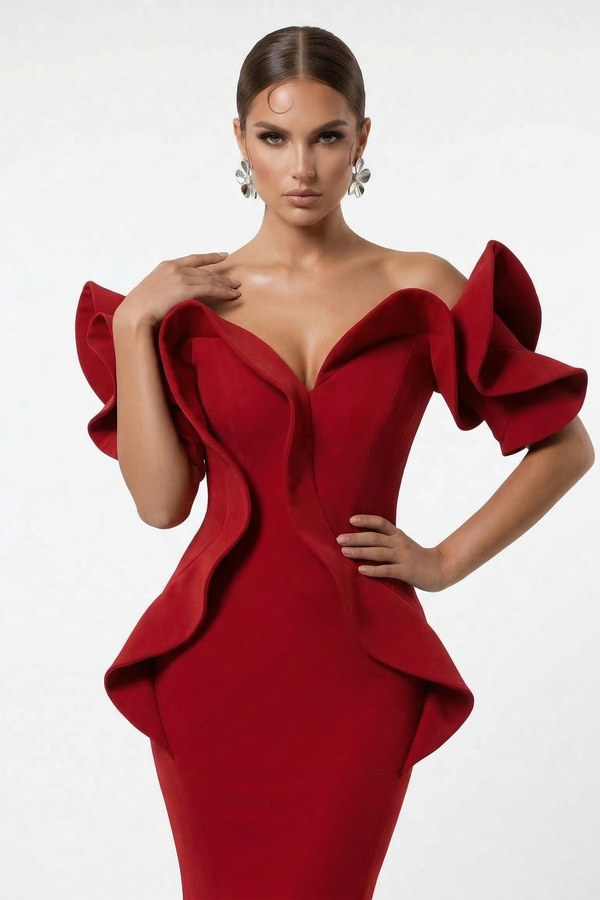 Fouad Sarkis 2328 Couture Evening Gown