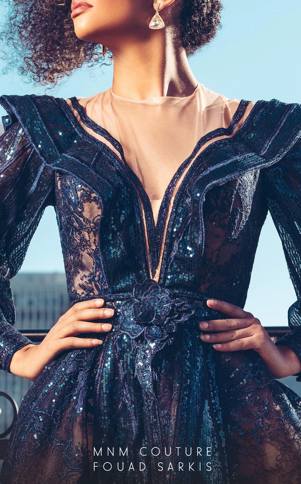 Fouad Sarkis 2522 Couture Evening Gown