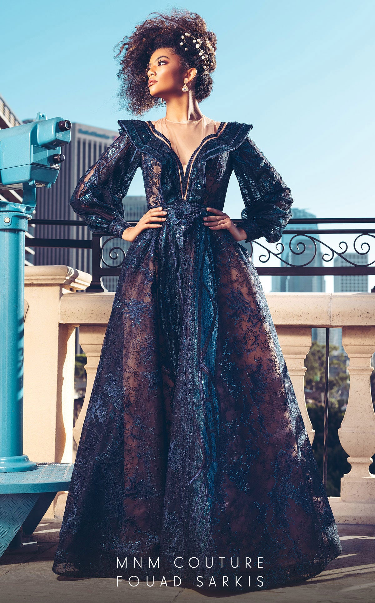 Fouad Sarkis 2522 Couture Evening Gown